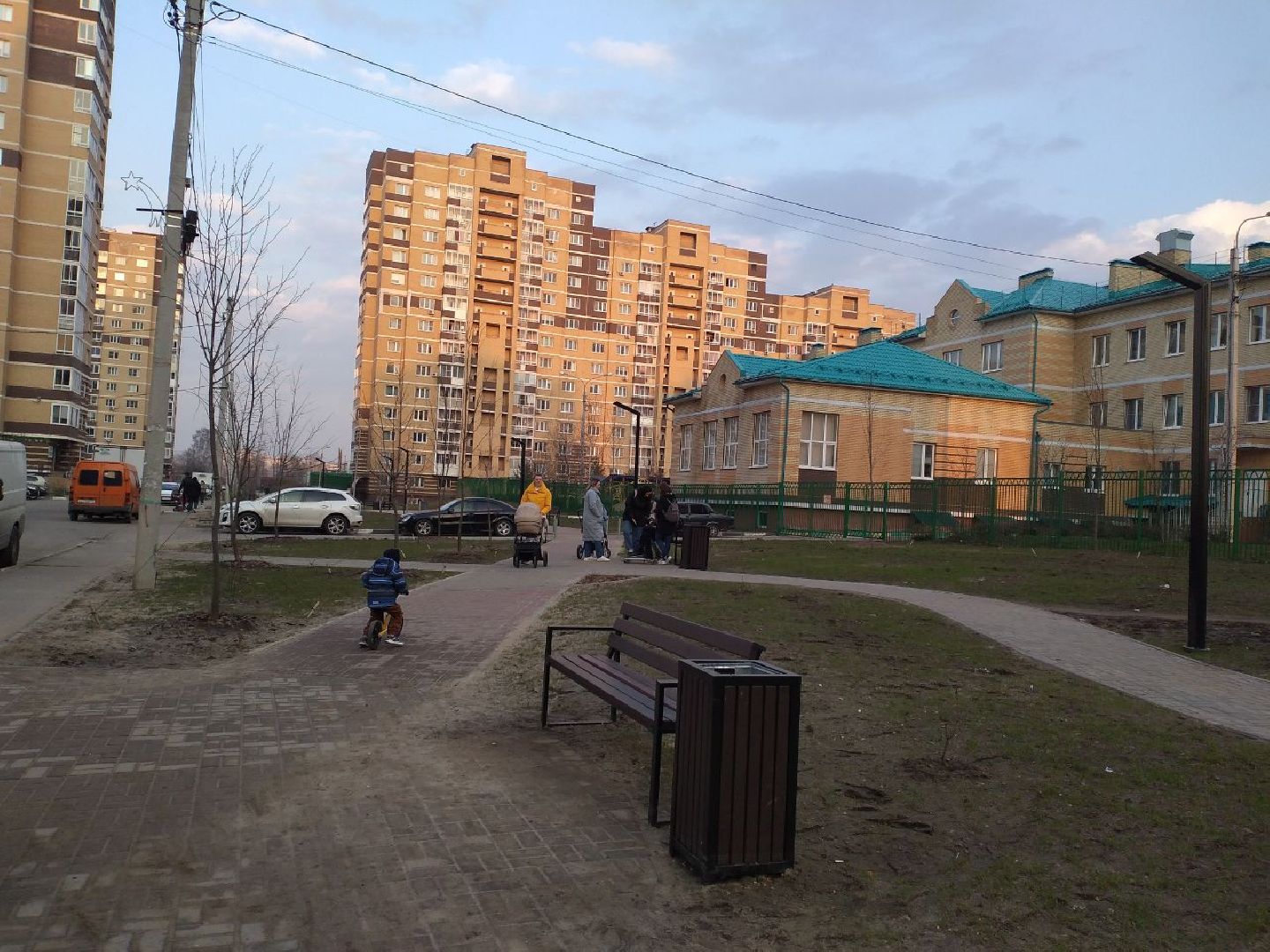 сквер, благоустройство, Лосино-Петровский