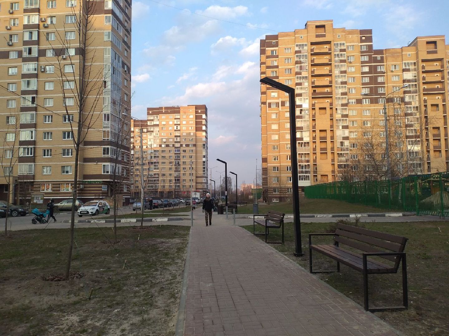 сквер, благоустройство, Лосино-Петровский