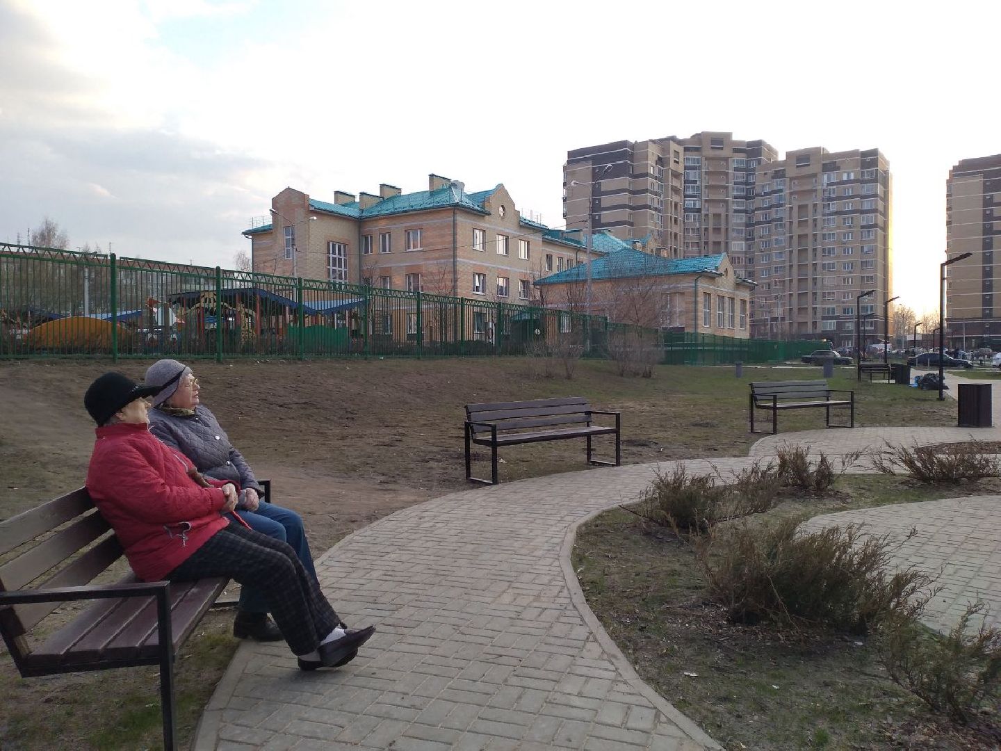 сквер, благоустройство, Лосино-Петровский