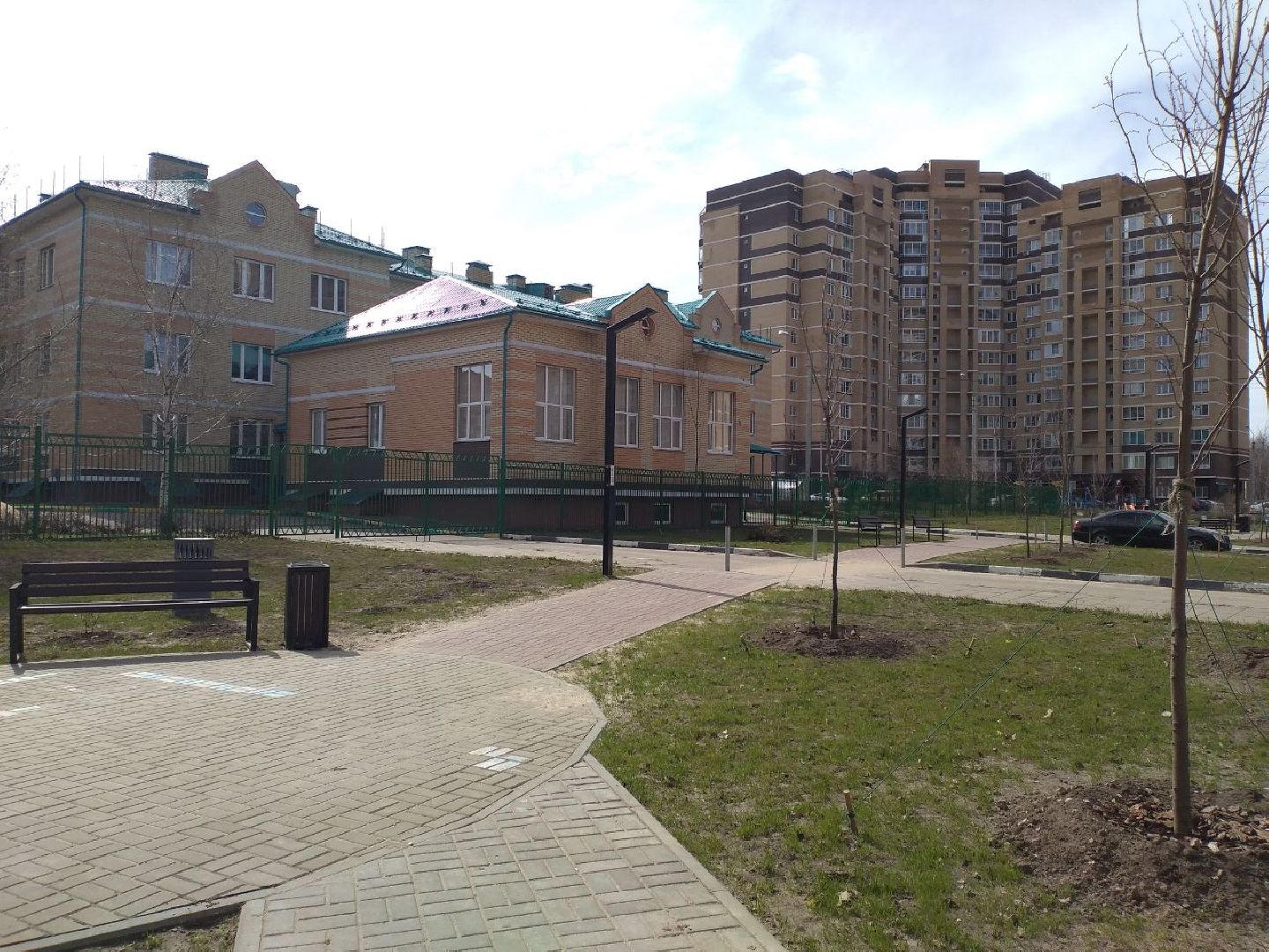 сквер, благоустройство, Лосино-Петровский