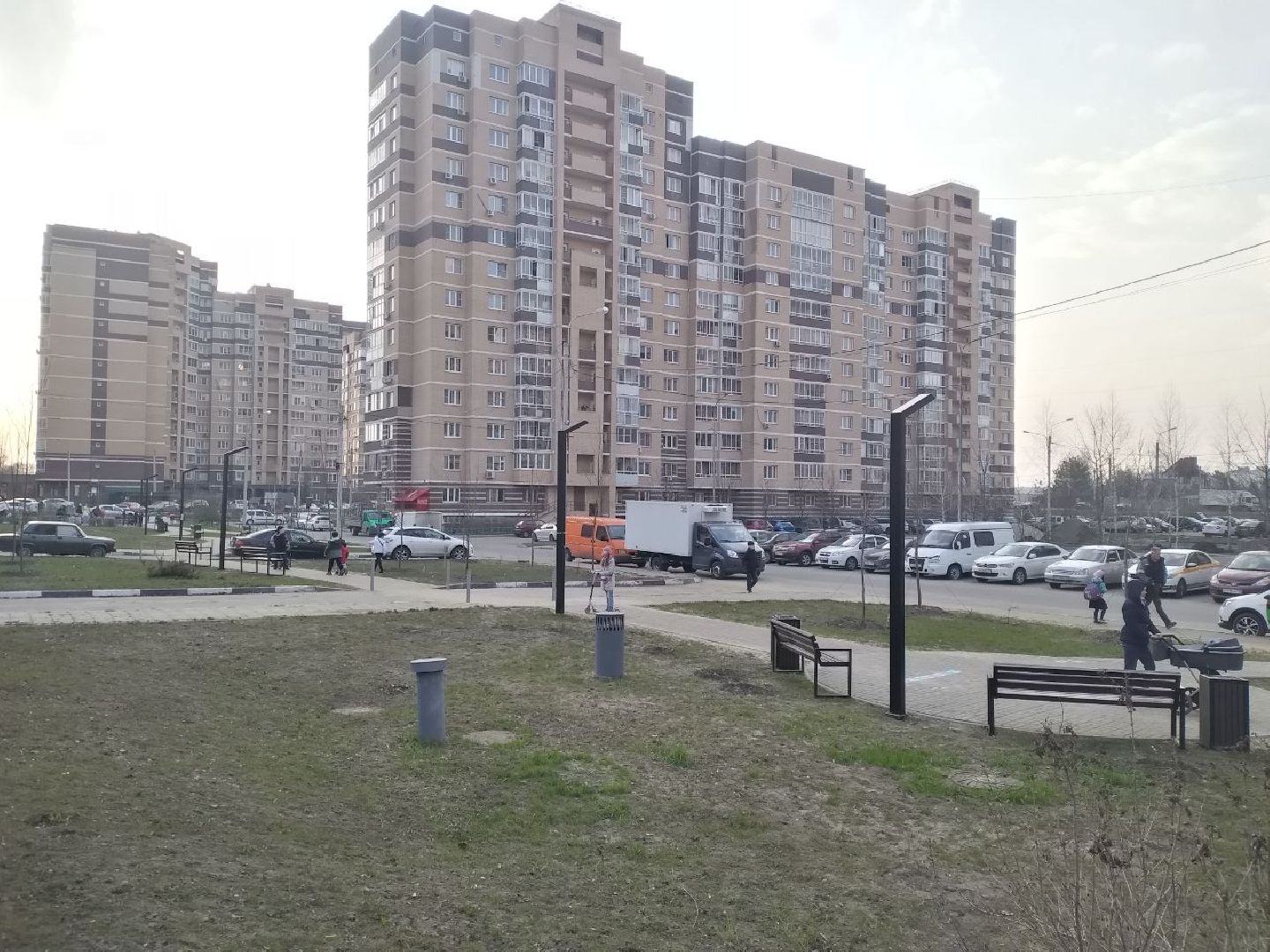 сквер, благоустройство, Лосино-Петровский