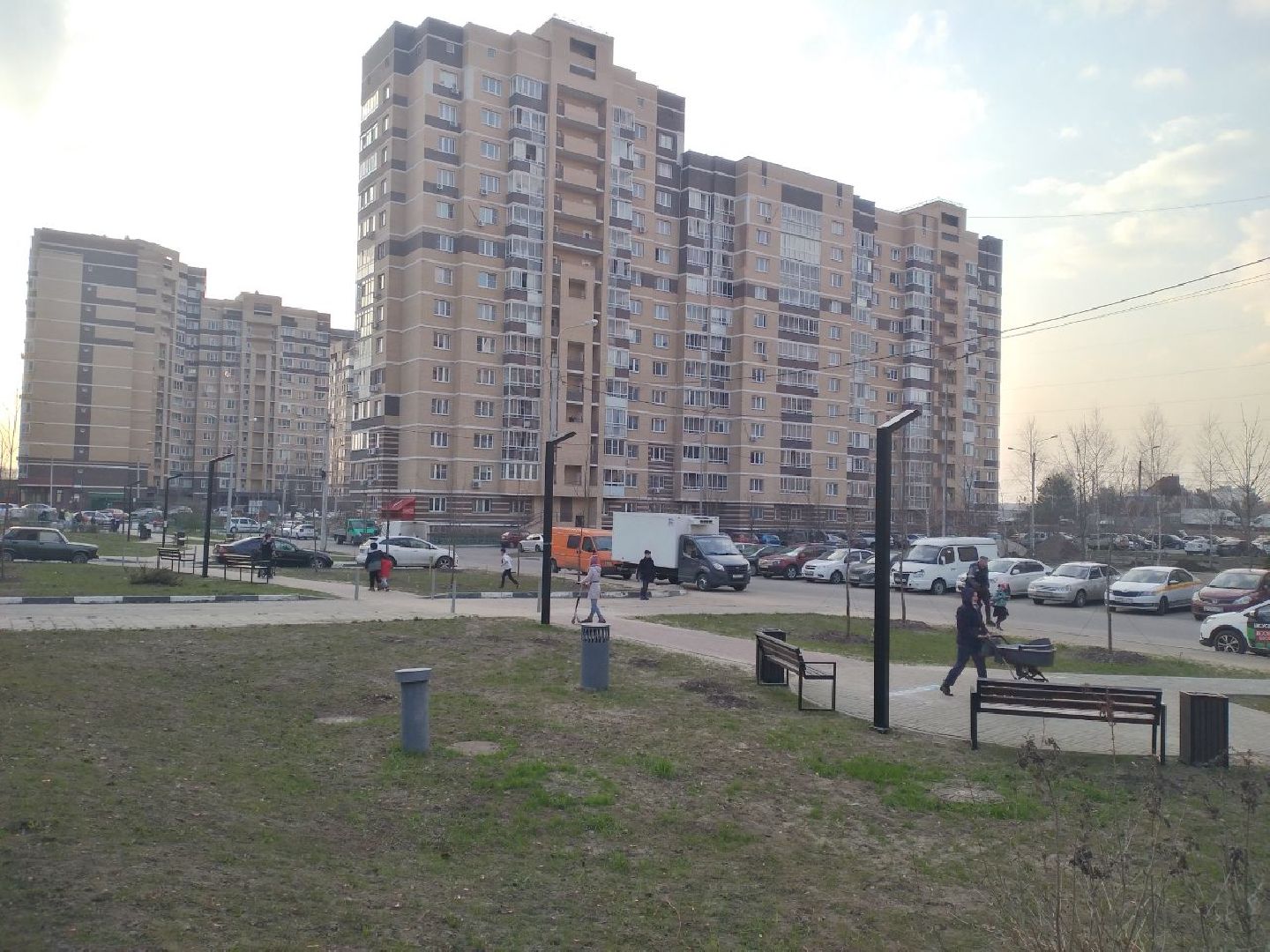 сквер, благоустройство, Лосино-Петровский