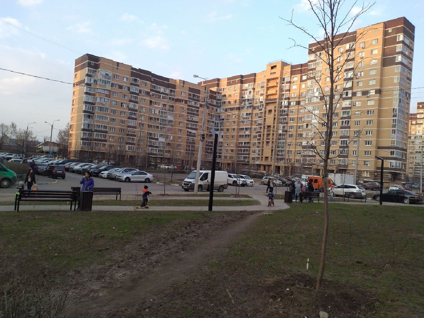 сквер, благоустройство, Лосино-Петровский