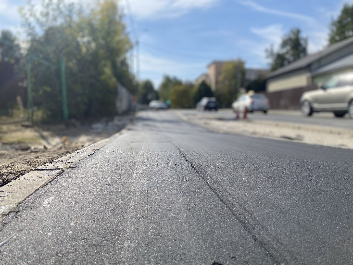 Коломна, Дороги, новый тротуар,