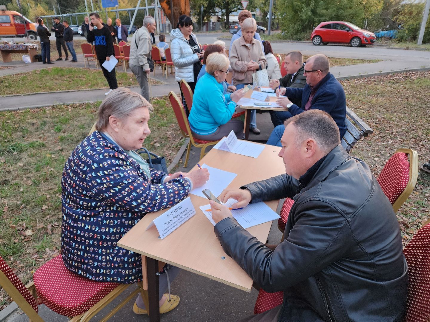 Чехов, село Троицкое, выездная администрация, встреча с жителями, обращения жителей, деревня Ивачково, ремонт дороги, очистка канавы, содержание территории, дорожный ремонт,