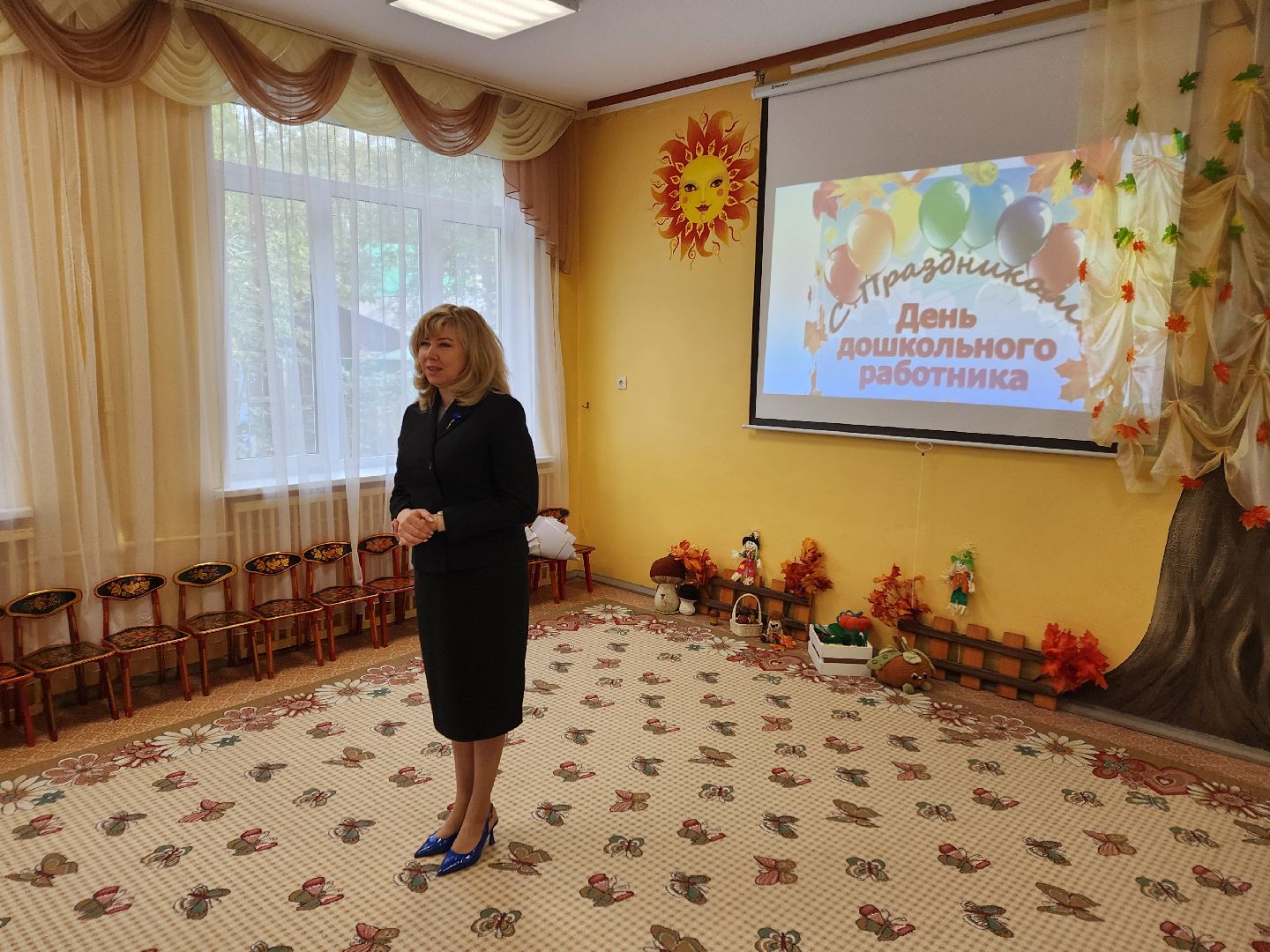 Чехов, гимназия 2, дошкольное отделение, День воспитателя, музыкальный работник, Ирина Первова, поздравления, торжественное мероприятие,