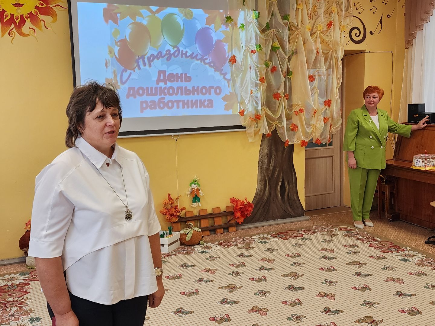 Чехов, гимназия 2, дошкольное отделение, День воспитателя, музыкальный работник, Ирина Первова, поздравления, торжественное мероприятие,