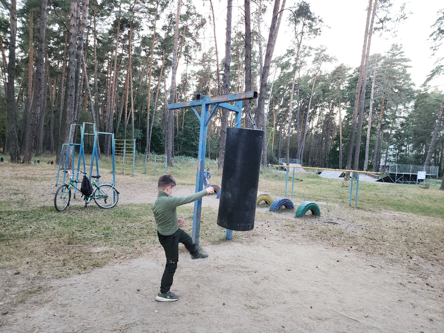 серпухов, подмосковье, стадион спартак, тренажерная площадка,