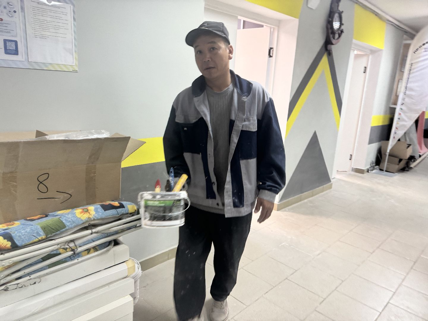 шаховская, ремонт в колледже, строительные работы,