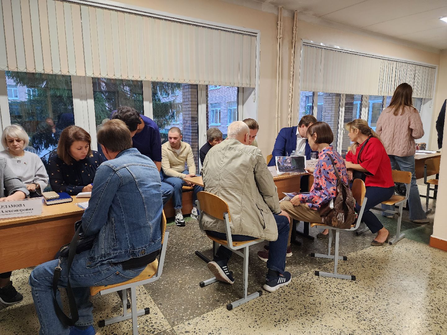 раменское, общество, выездная администрация, встреча в раменской средней школе 21,