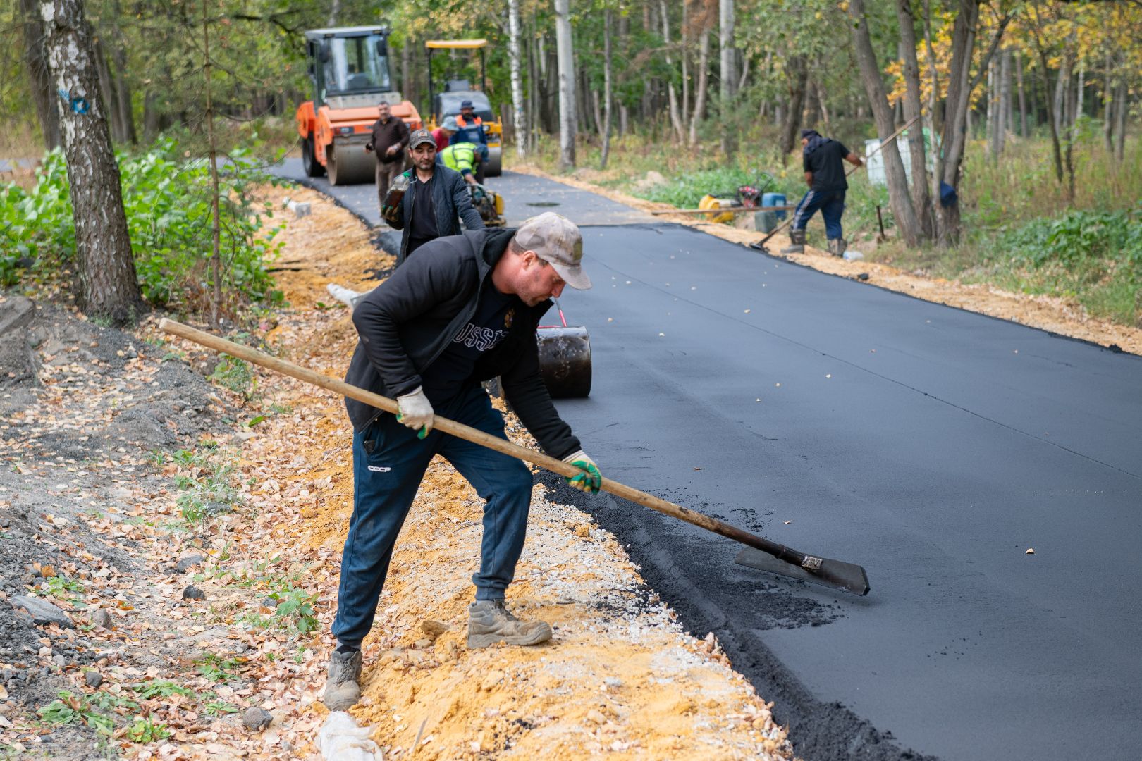 Лыткарино, благоустойство, лыжная трасса, лесопарк Волкуша,