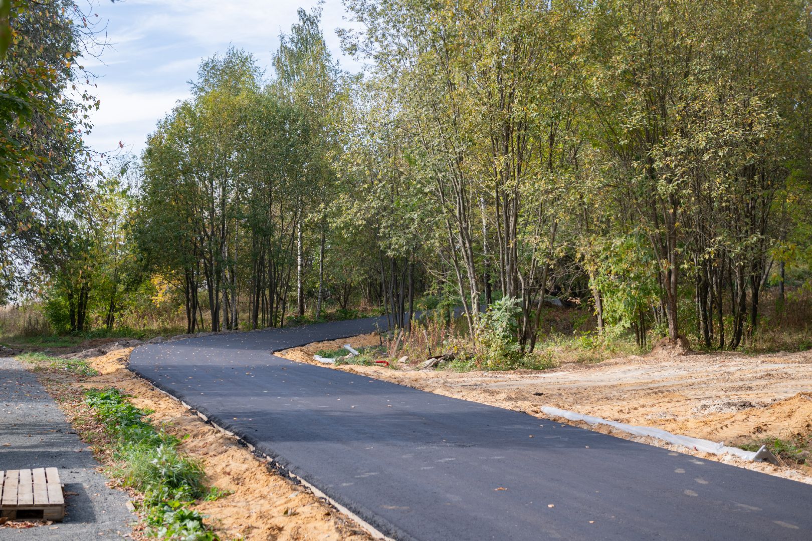 Лыткарино, благоустойство, лыжная трасса, лесопарк Волкуша,
