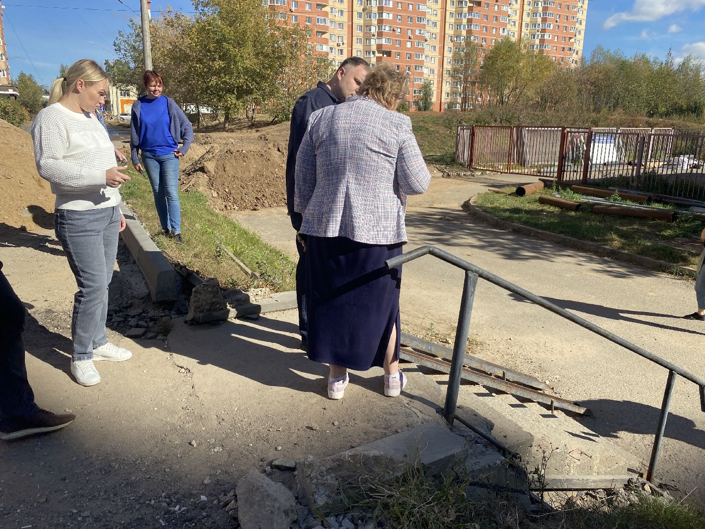 благоустройство территории, Власиха Тополек, пешеходные тротуары, работы по благоустройству, комплексное благоустройство власиха,