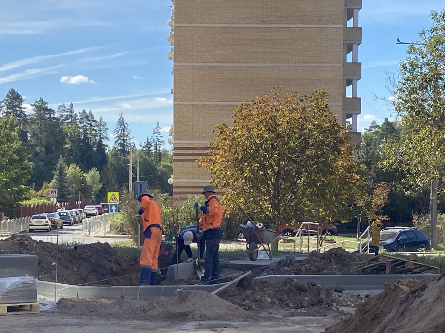 благоустройство территории, Власиха Тополек, пешеходные тротуары, работы по благоустройству, комплексное благоустройство власиха,