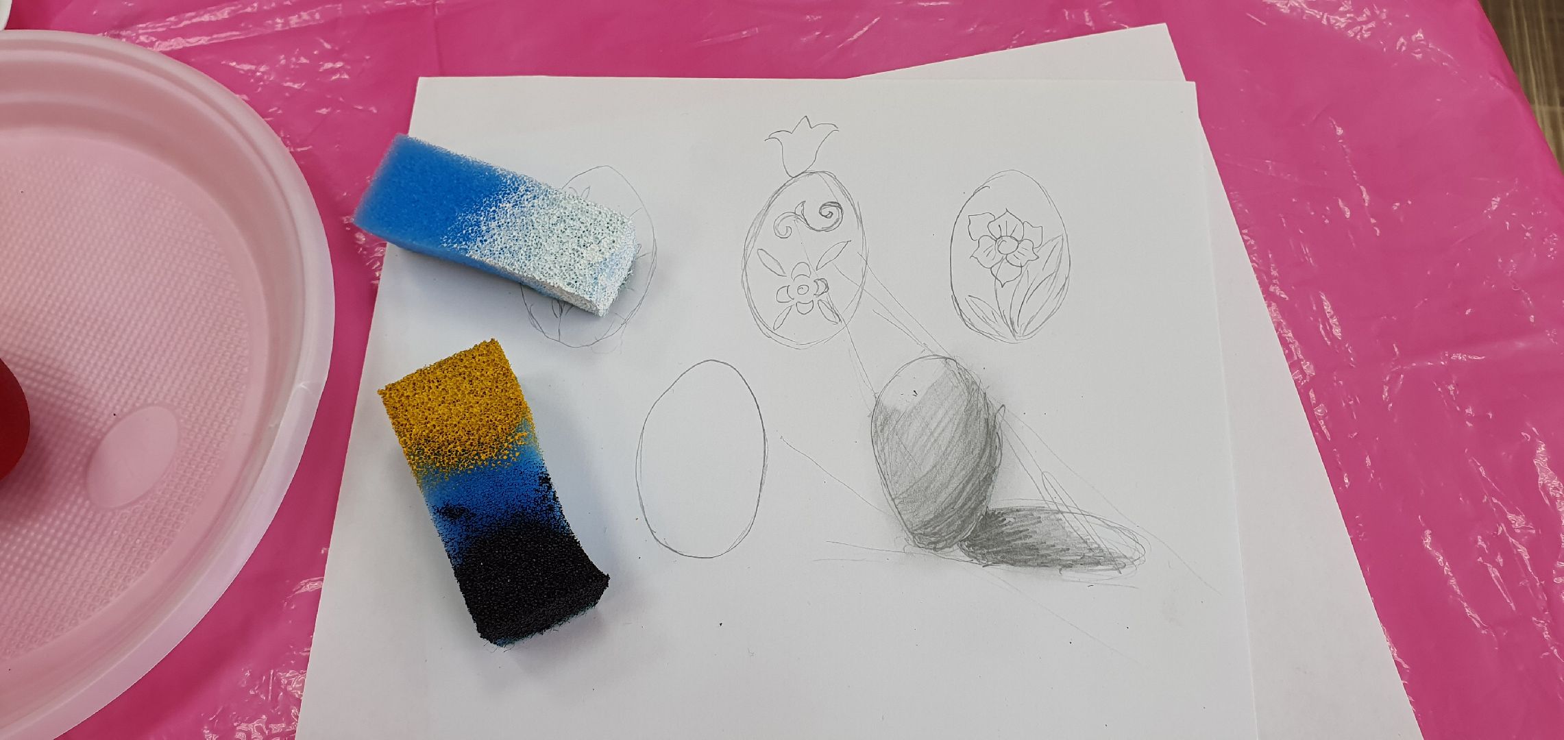 Пасха, роспись, мастер-класс, Дзержинский, Активное долголетие, изобразительное искусство