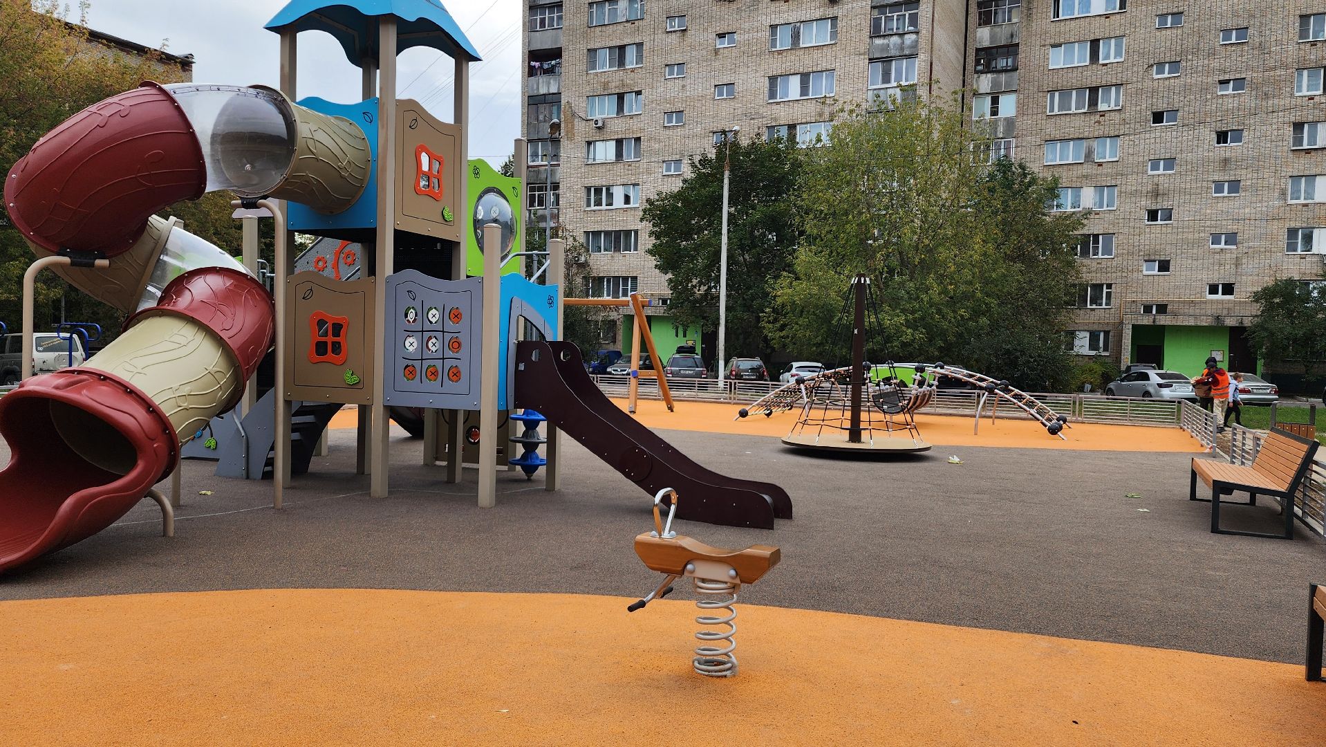 благоустройство, Домодедово, Подмосковье, Детская площадка, программа губернатора,