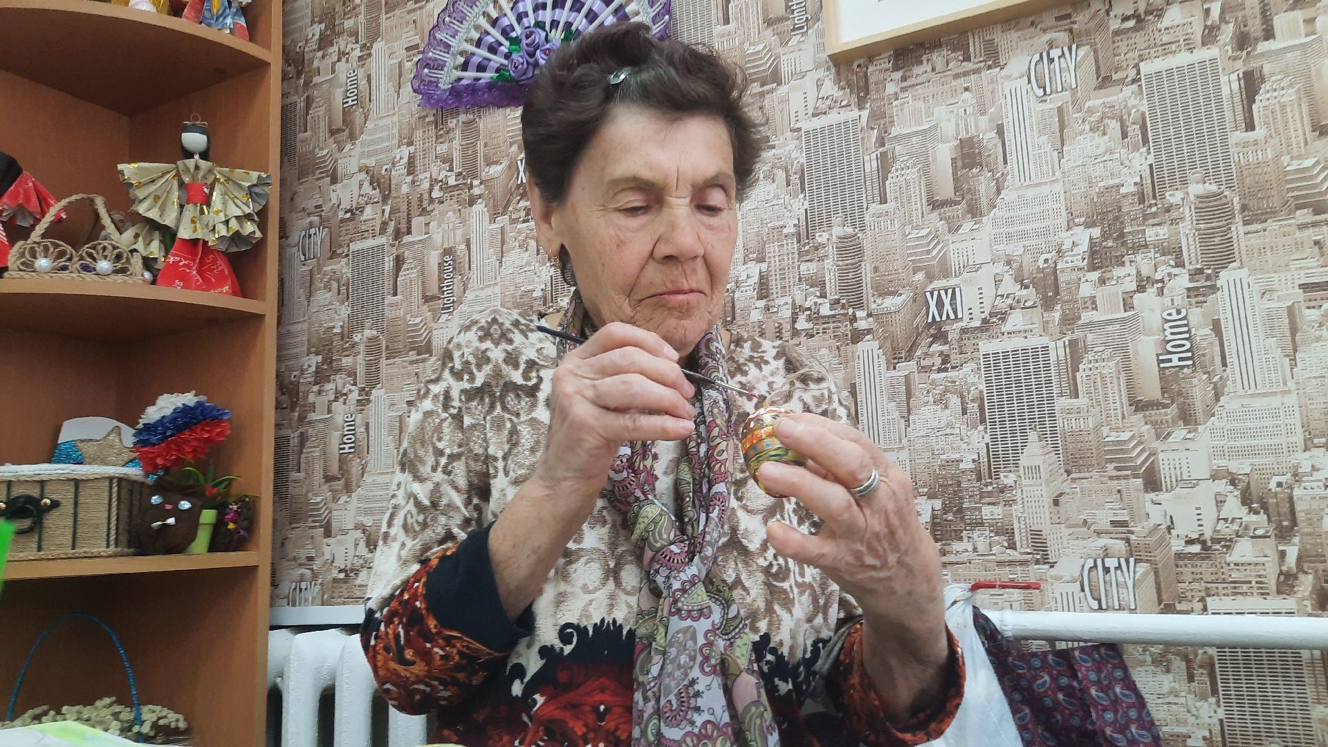 Пасхальная роспись, Наро-Фоминск, активное долголетие, яйца, живопись, долголеты, хохлома, гжель, палех