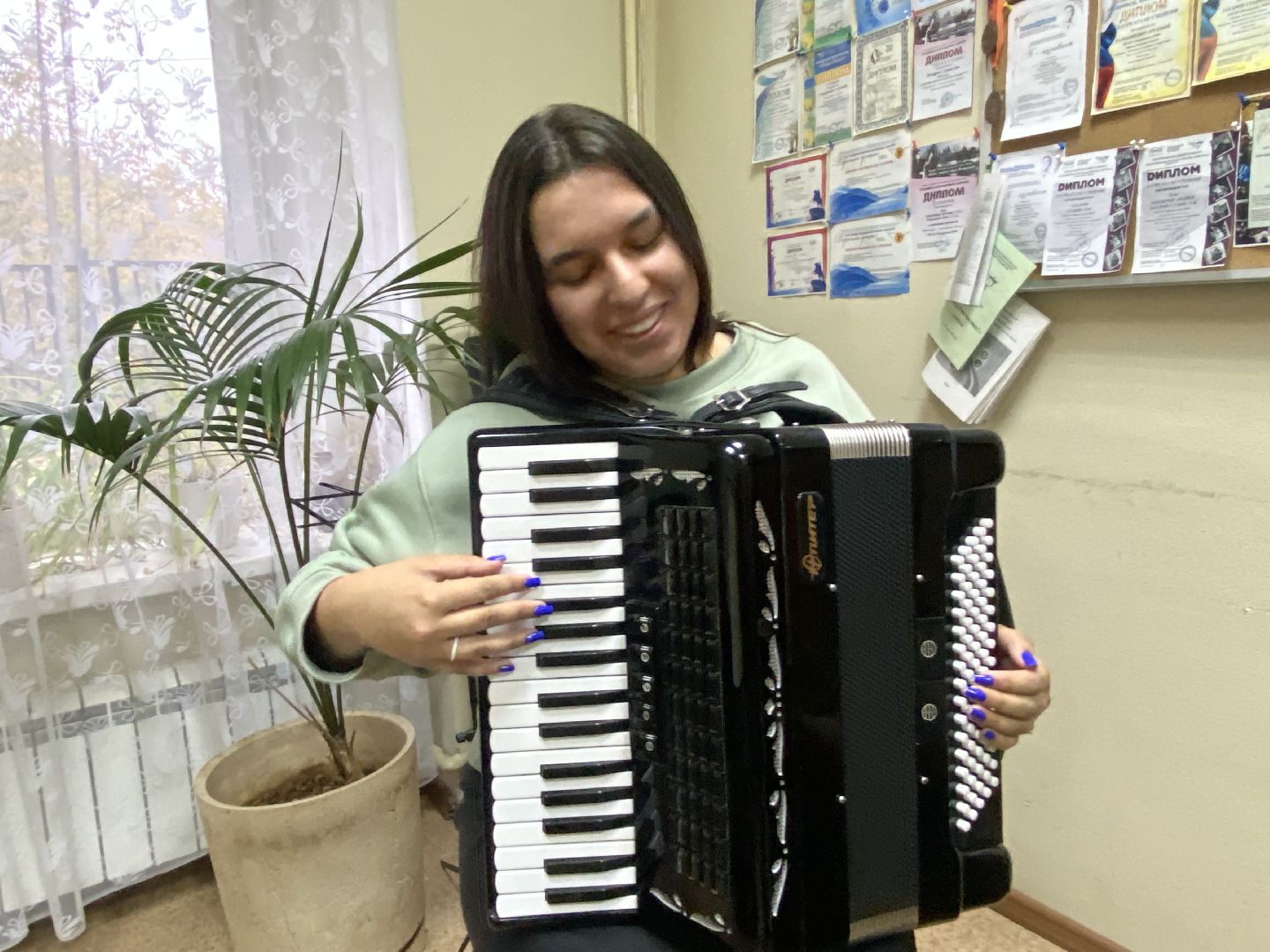 Музыкальная школа, Новый преподаватель, Аккордеон,