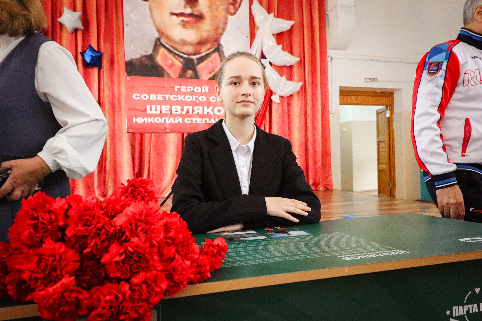 Клин, общество, образование, память, герои ВОВ, парта героя,