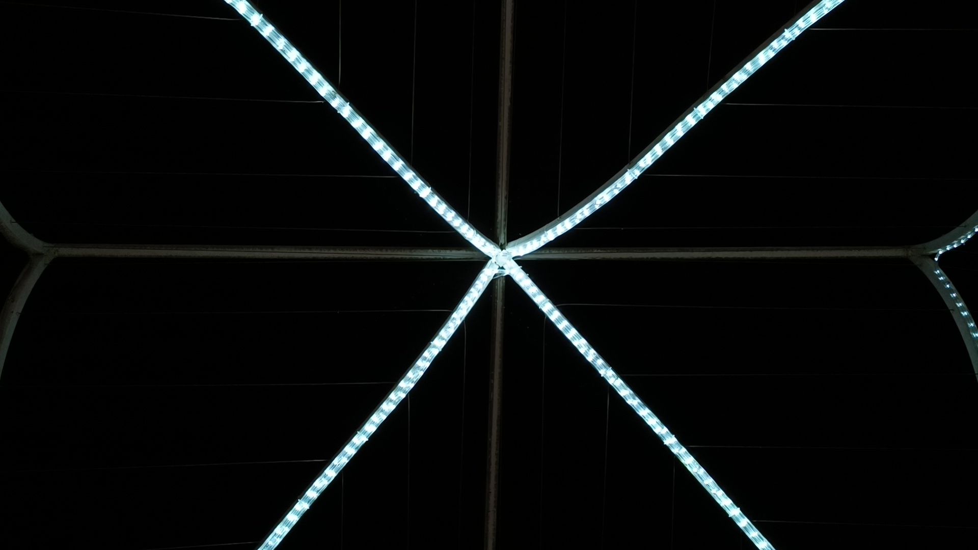 парк, лобня, храм, подсветка,