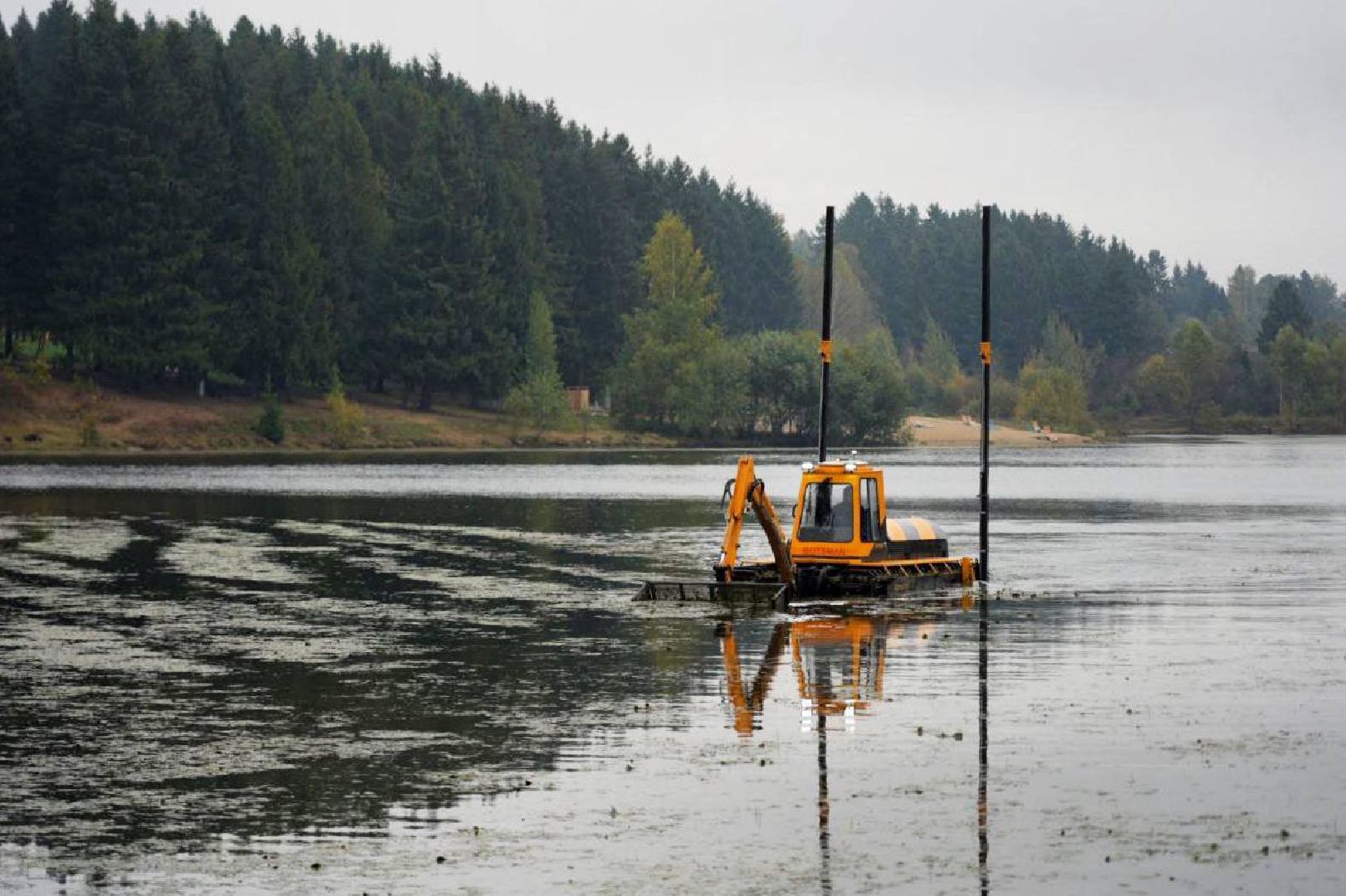 Парки МО, Парки Подмосковья, Лесопарк, Загорское море, Сергиев Посад, Экология, Очистка прудов и озер,