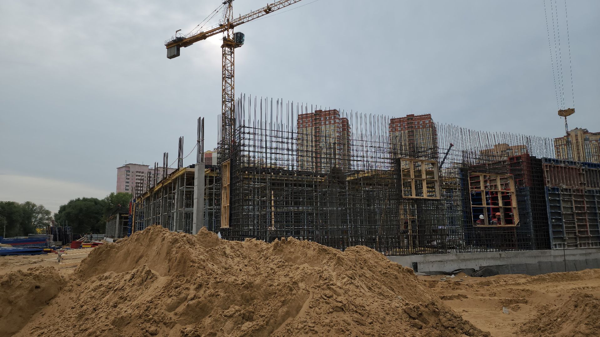 вок, строительство социальных объектов, новая школа,