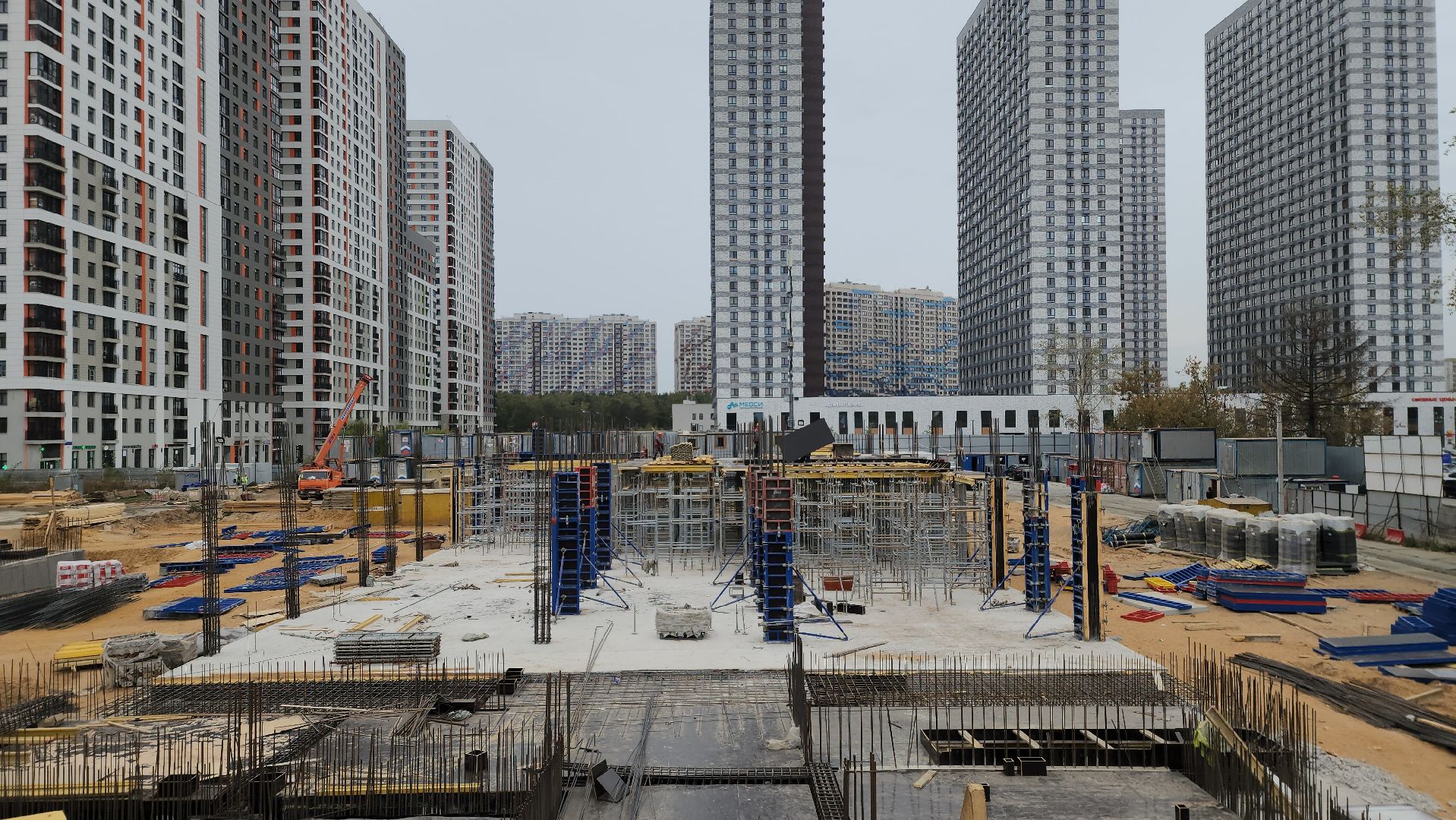 вок, строительство социальных объектов, новая школа,