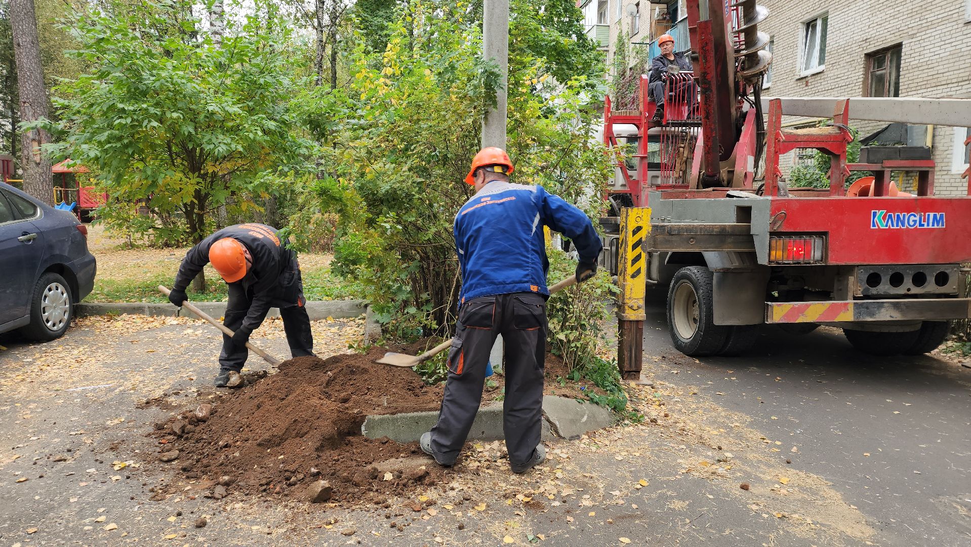 пушкино, опоры уличного освещения, светильник, комплексное благоустройство, электросети,