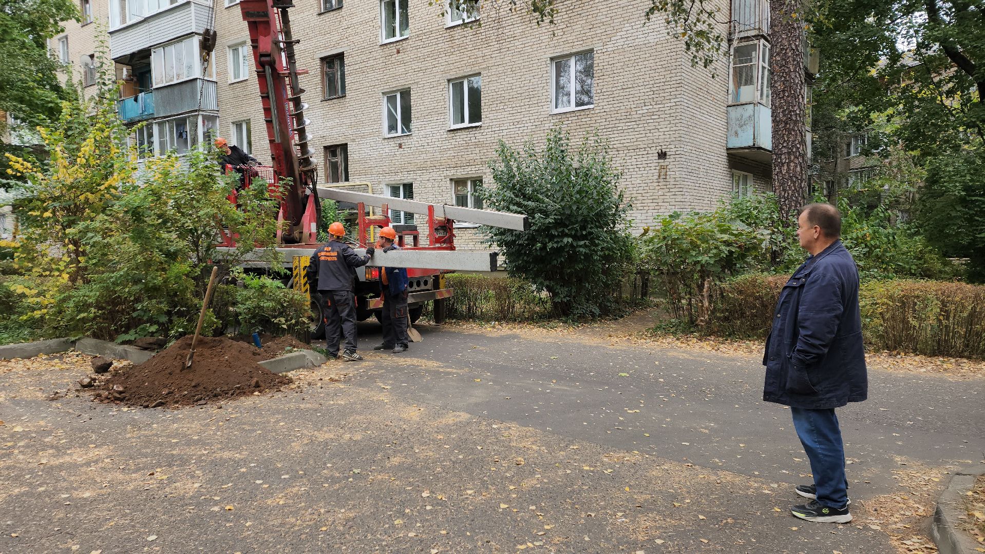 пушкино, опоры уличного освещения, светильник, комплексное благоустройство, электросети,