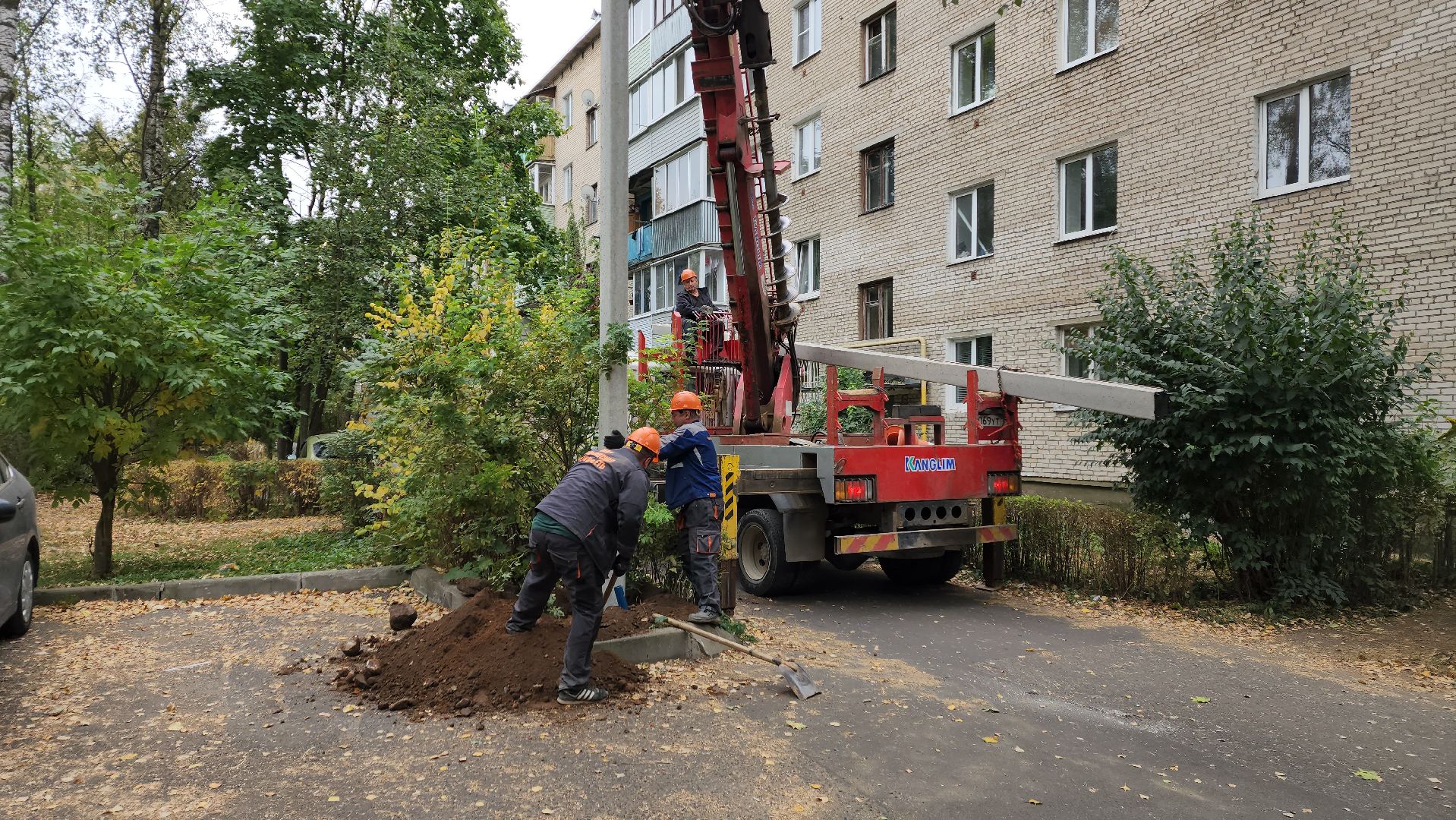 пушкино, опоры уличного освещения, светильник, комплексное благоустройство, электросети,