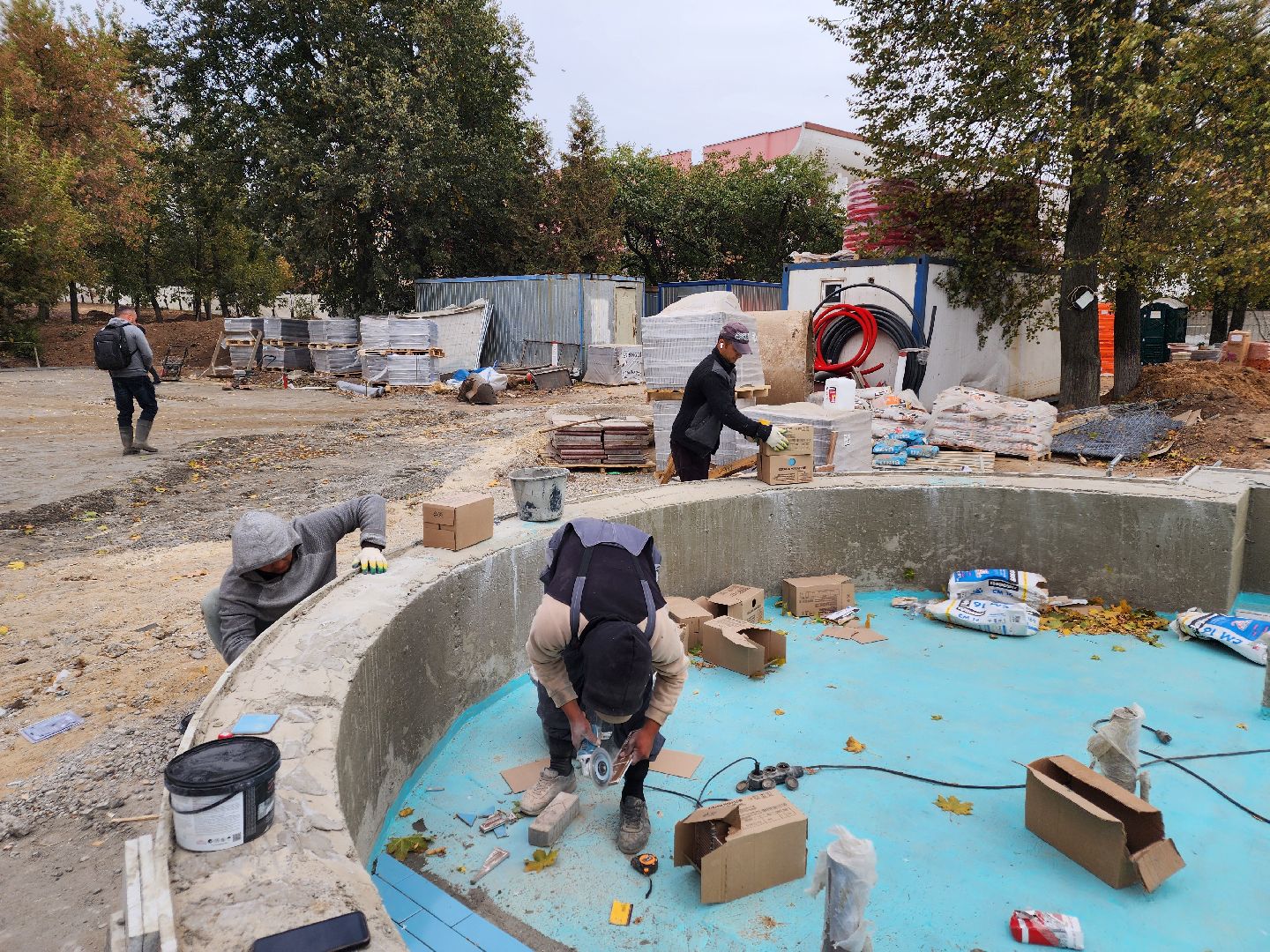 Чехов, бульвар Чехова, реконструкция, благоустройство, строительство, фонтан, малые архитектурные формы, пешеходные дорожки, нацпроект жилье и городская среда, готовность объекта, сквер Чехова,