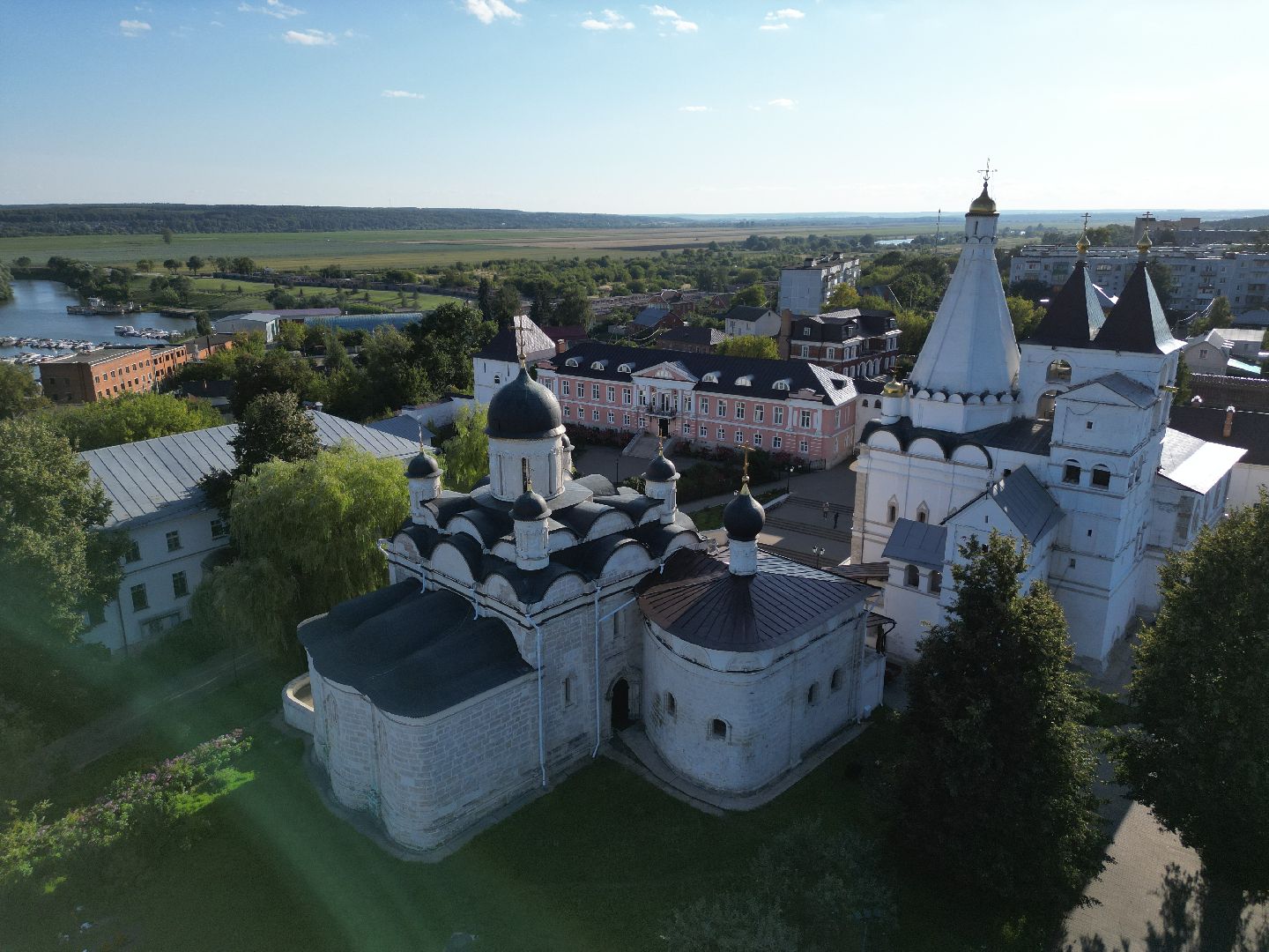 серпухов, монастырь, города, история, видео с коптера,