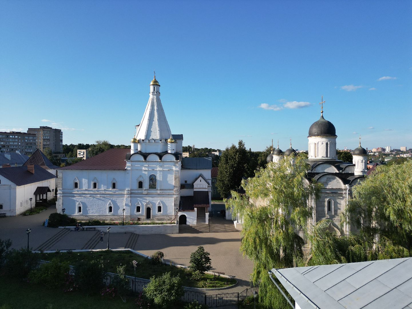 серпухов, монастырь, города, история, видео с коптера,