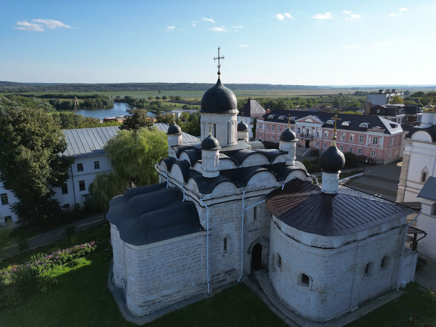 серпухов, монастырь, города, история, видео с коптера,