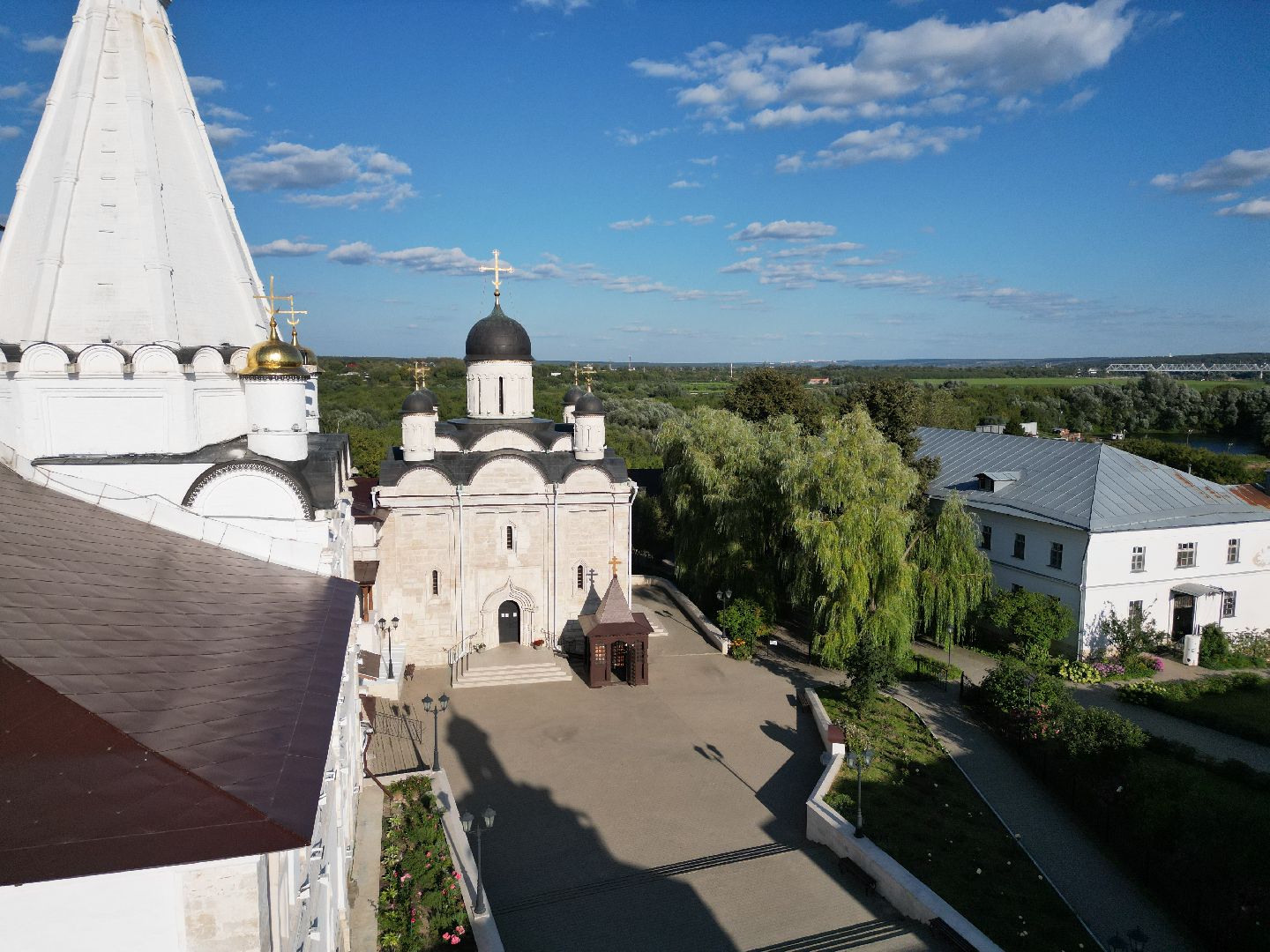 серпухов, монастырь, города, история, видео с коптера,