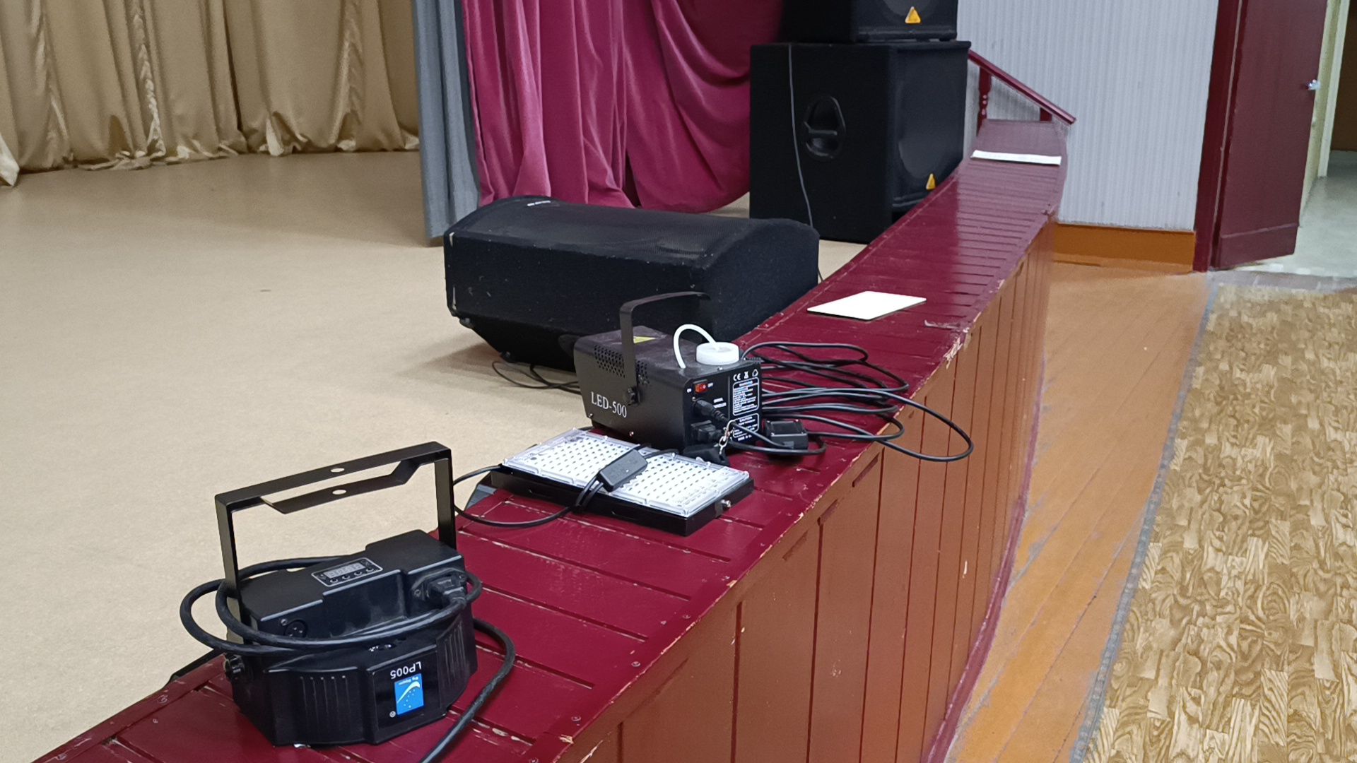 сцена, свет, лобня,