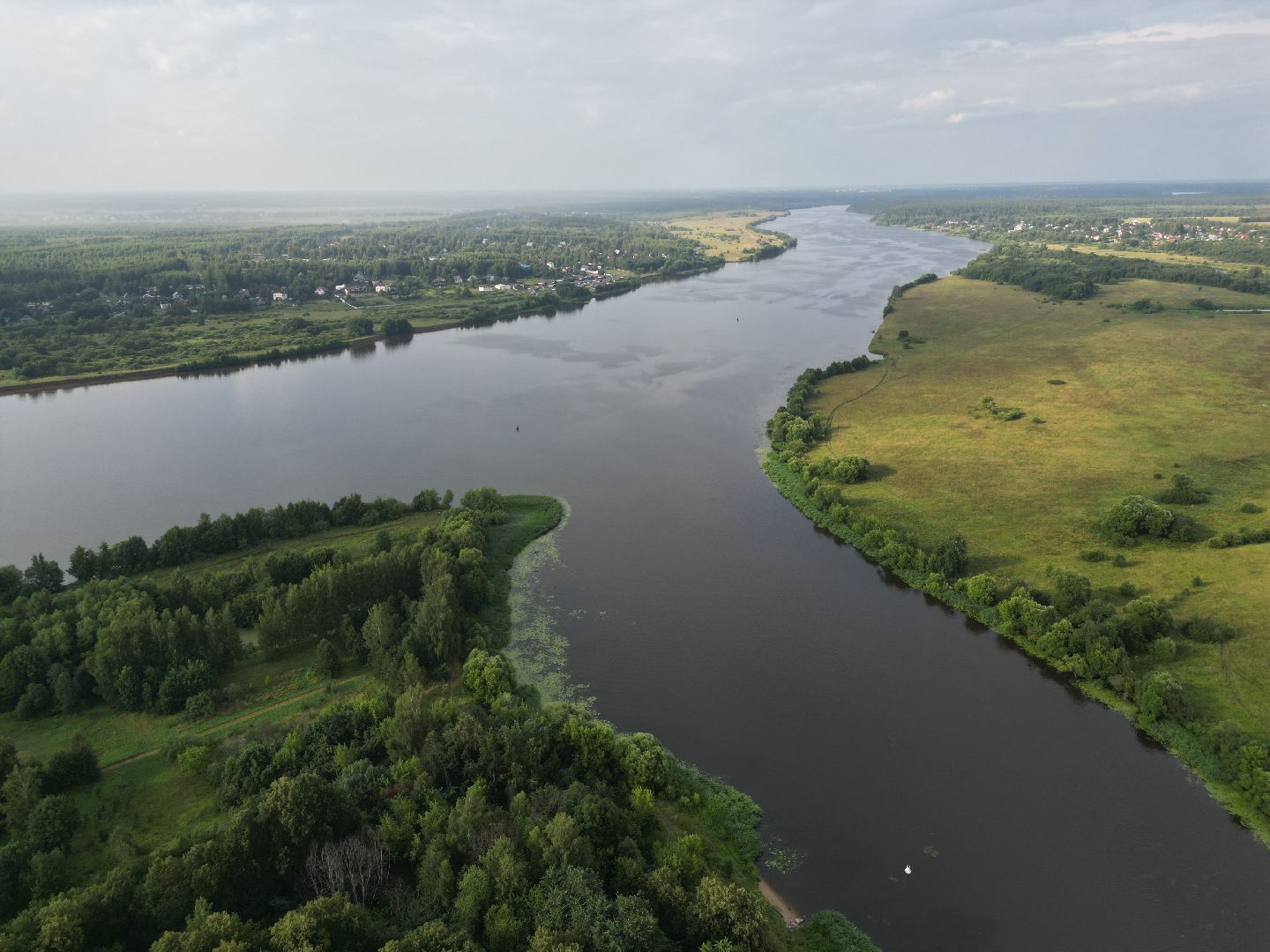 видео с коптера, церковь, дубна,
