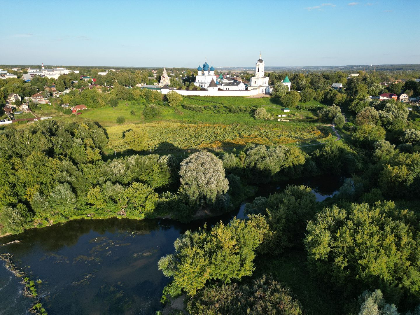 видео с коптера, серпухов, культура, города,