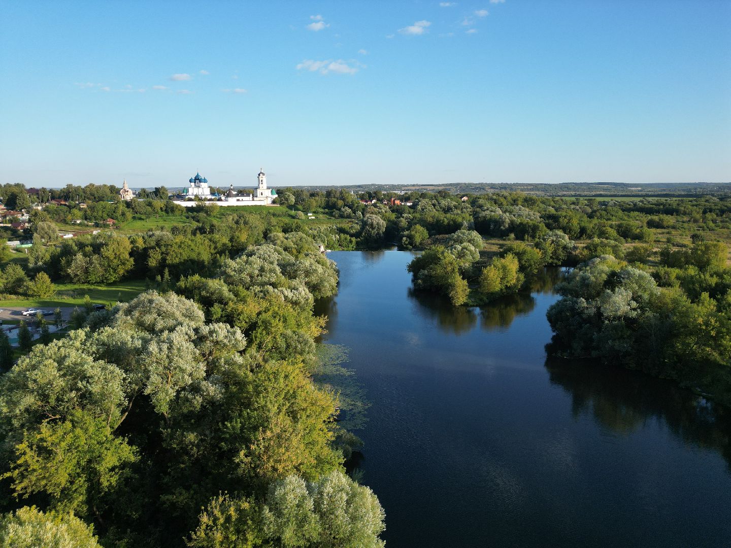 видео с коптера, серпухов, культура, города,
