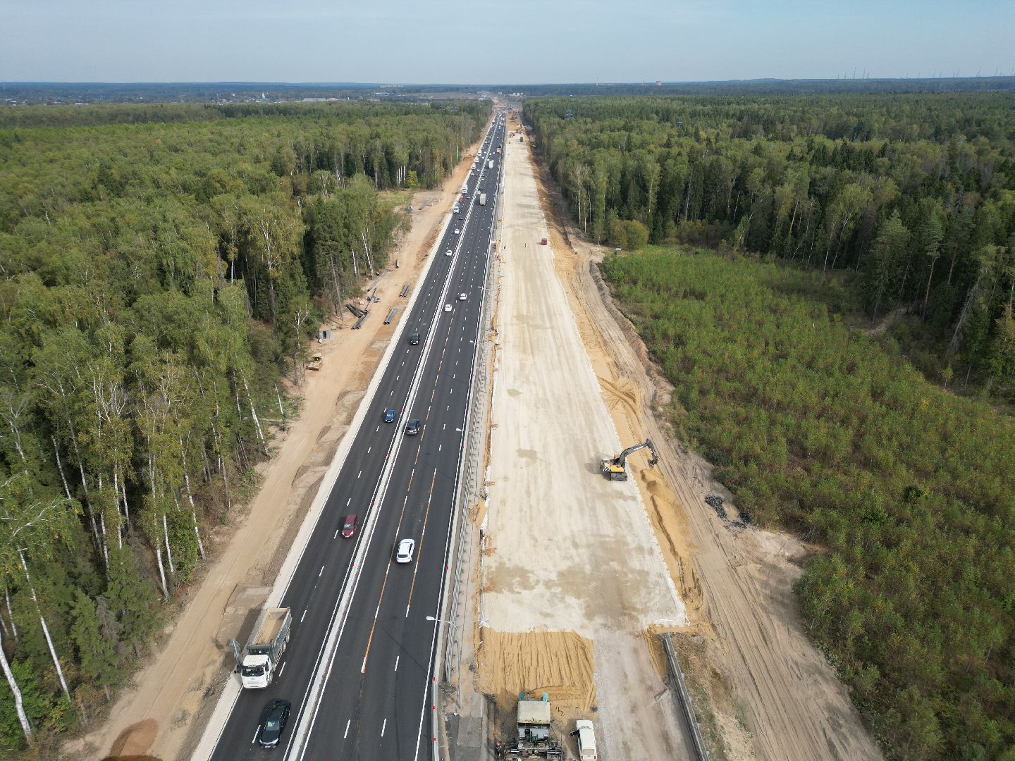 видео с коптера, дорога, трасса,