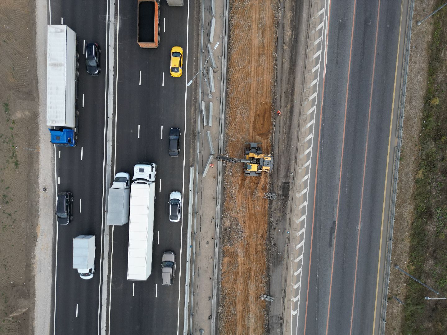 видео с коптера, дорога, трасса,