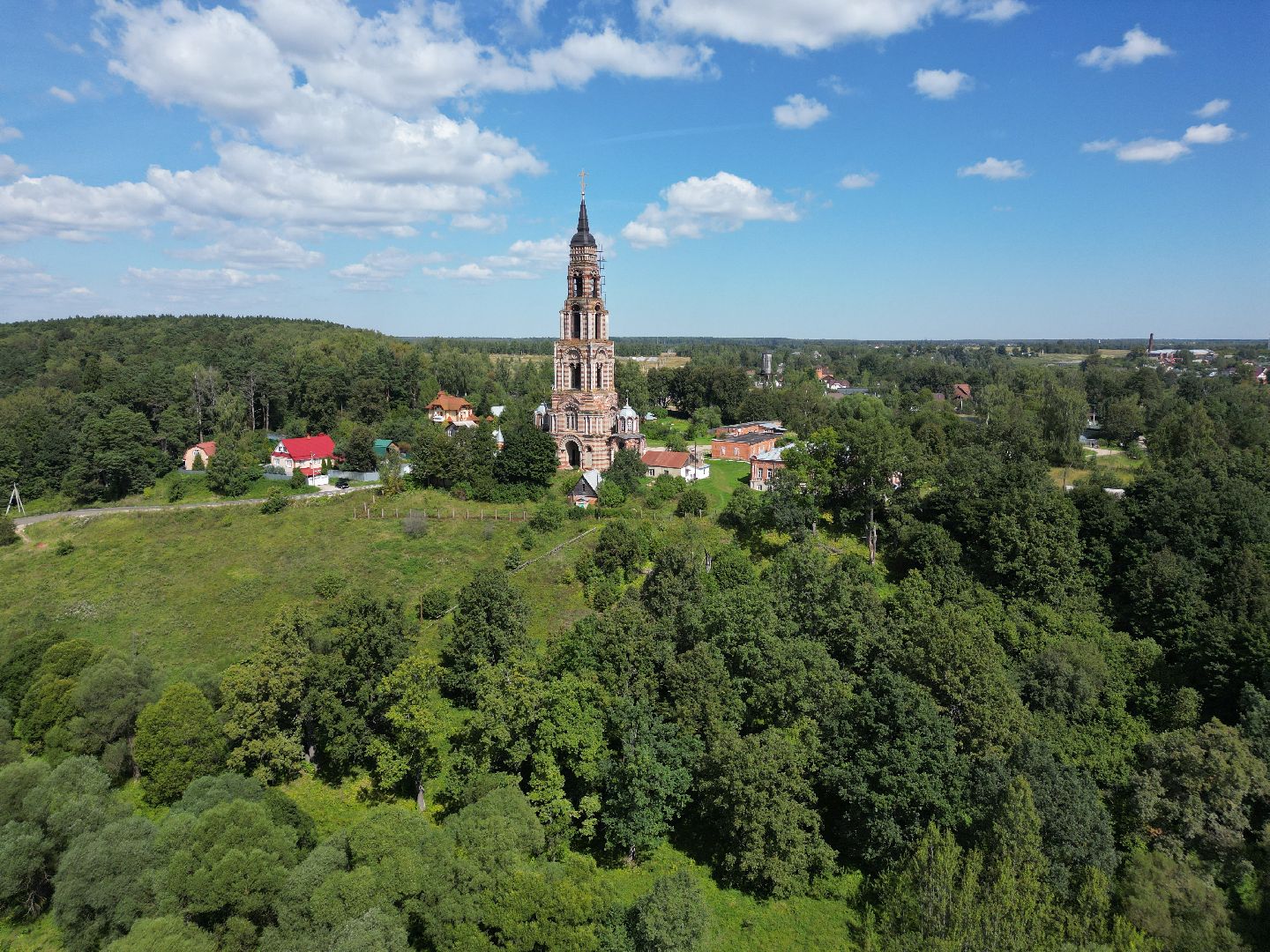 видео с коптера, города, серпухов, культура,