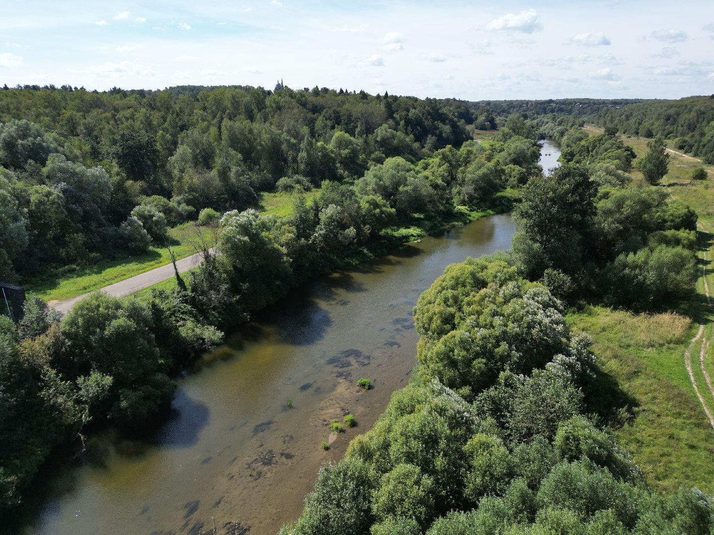 видео с коптера, города, серпухов, культура,