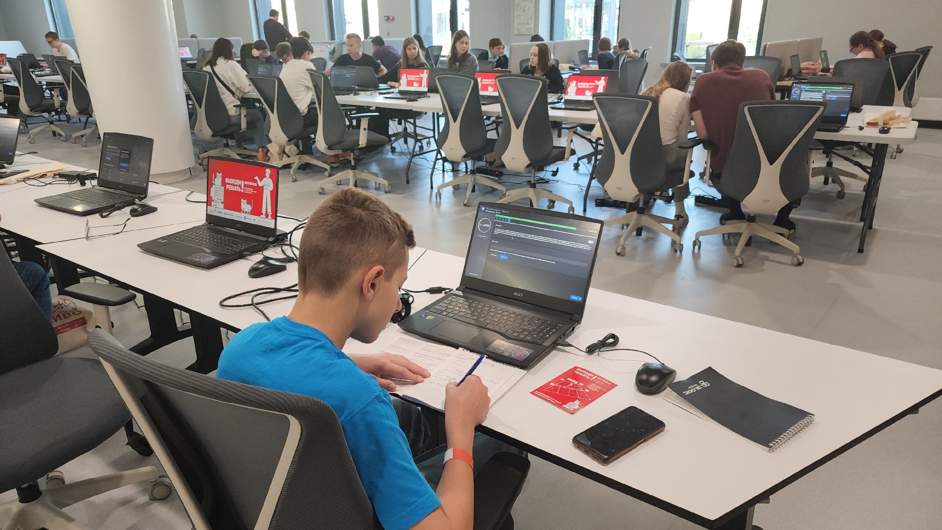 долгопрудный, технопарк физтех-лицея, выходи решать, космонавты, школьники, Николай Кудрявцев,