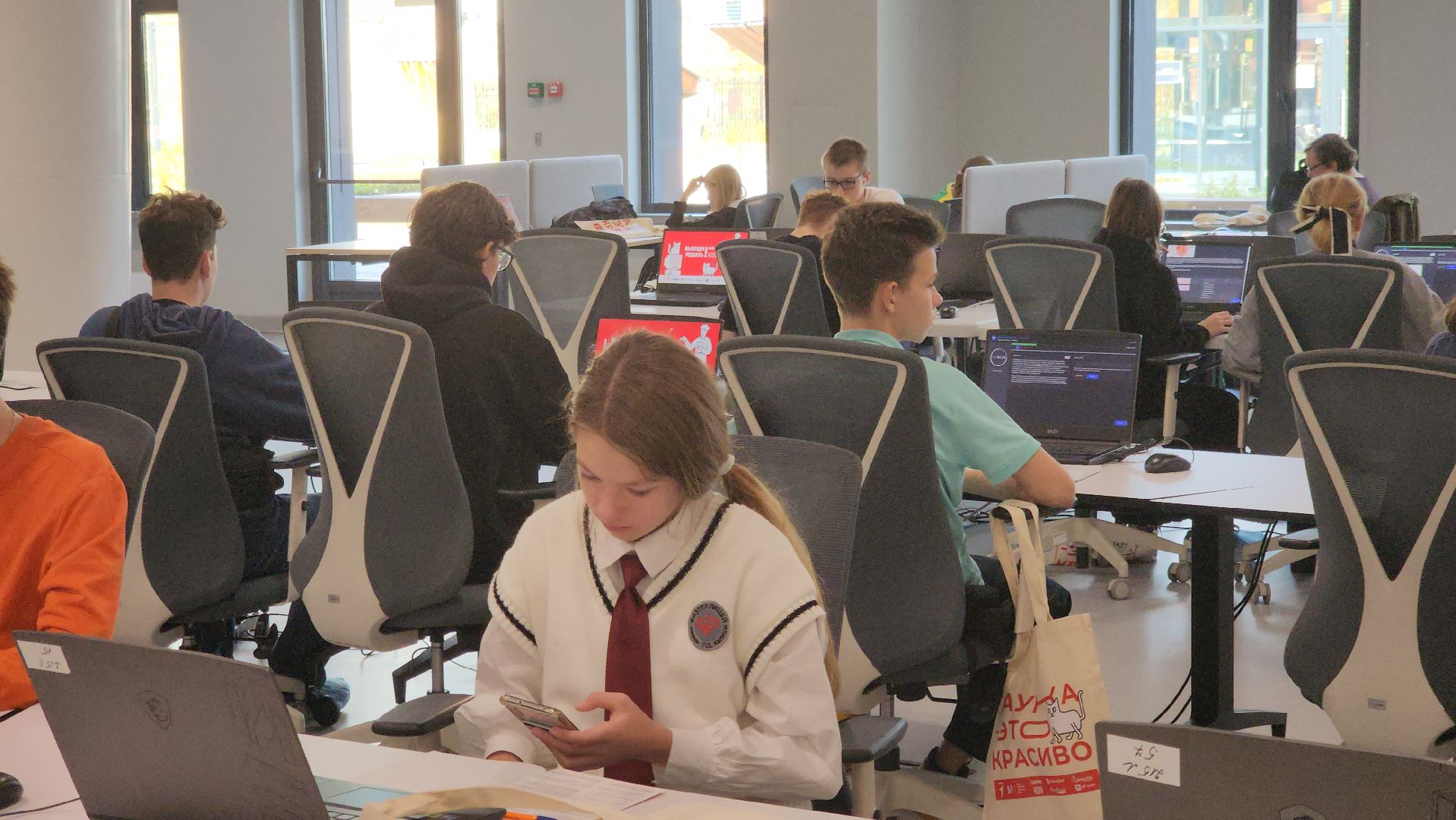 долгопрудный, технопарк физтех-лицея, выходи решать, космонавты, школьники, Николай Кудрявцев,