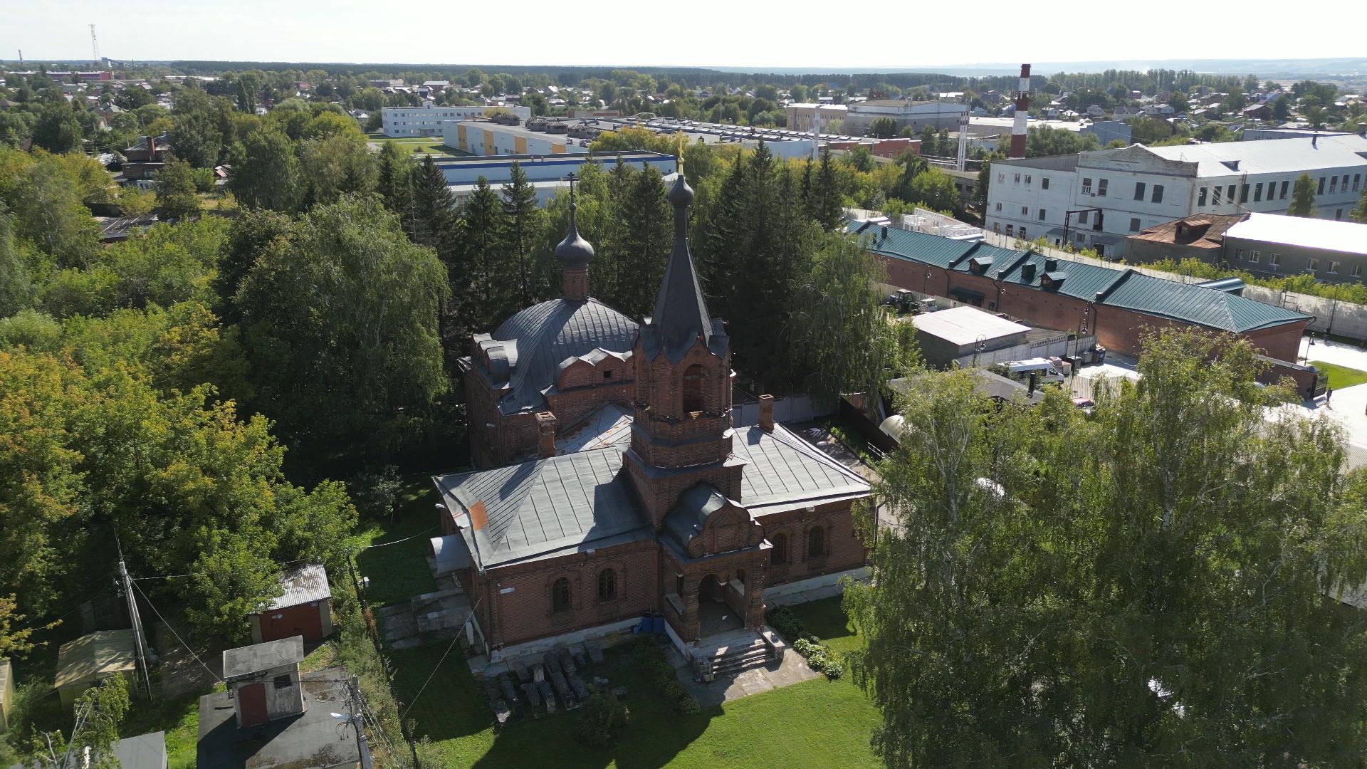 видео с коптера, серпухов, история, города, культура,