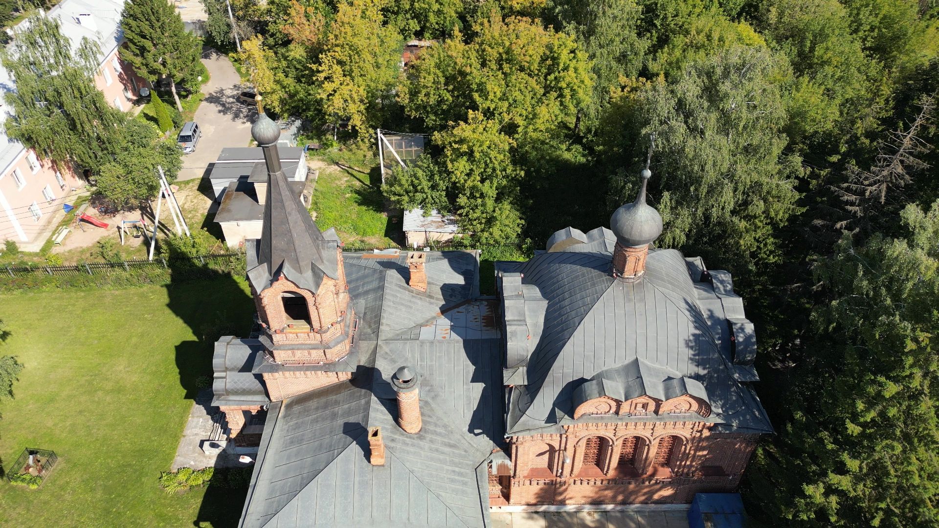 видео с коптера, серпухов, история, города, культура,