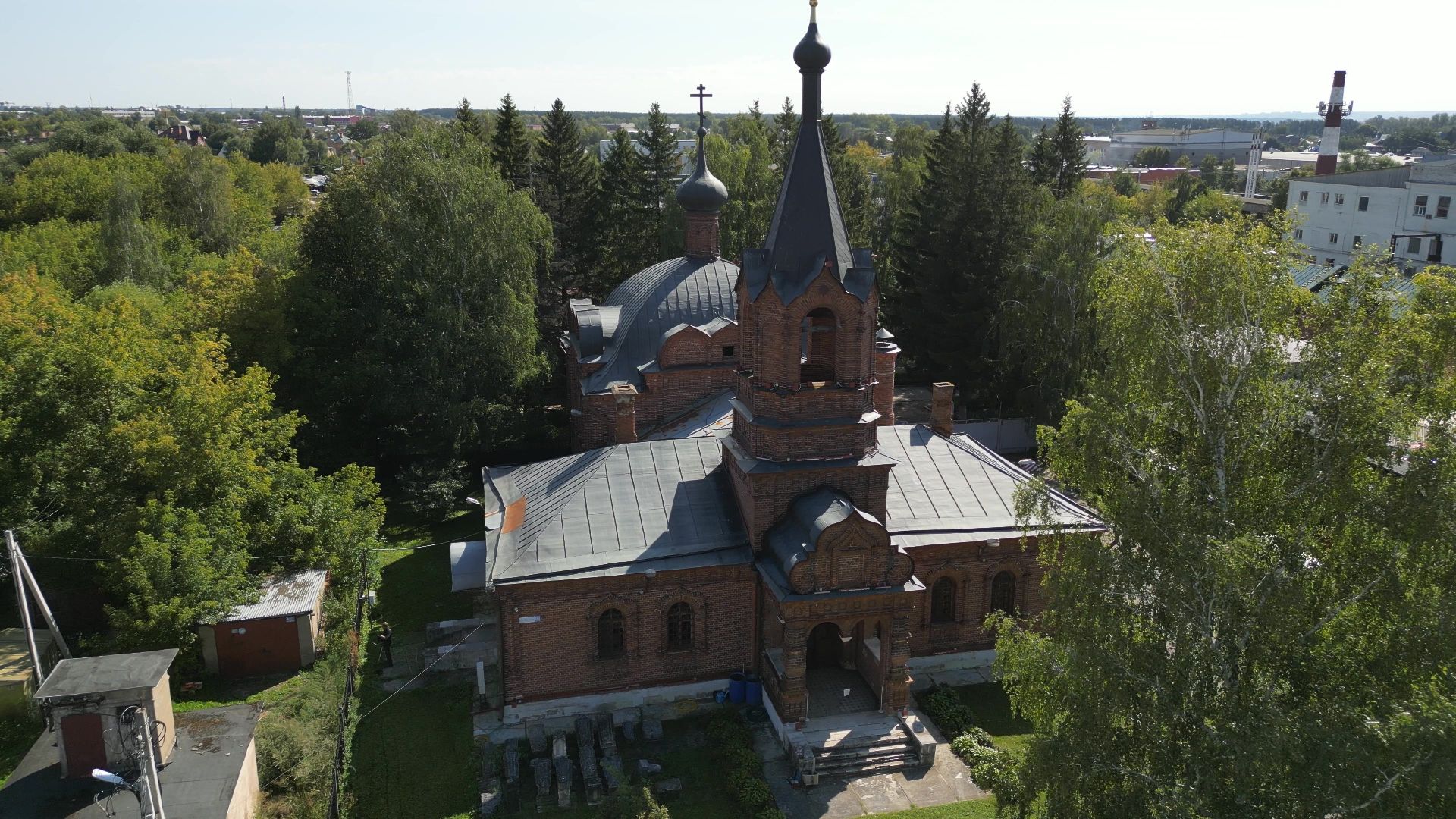 видео с коптера, серпухов, история, города, культура,