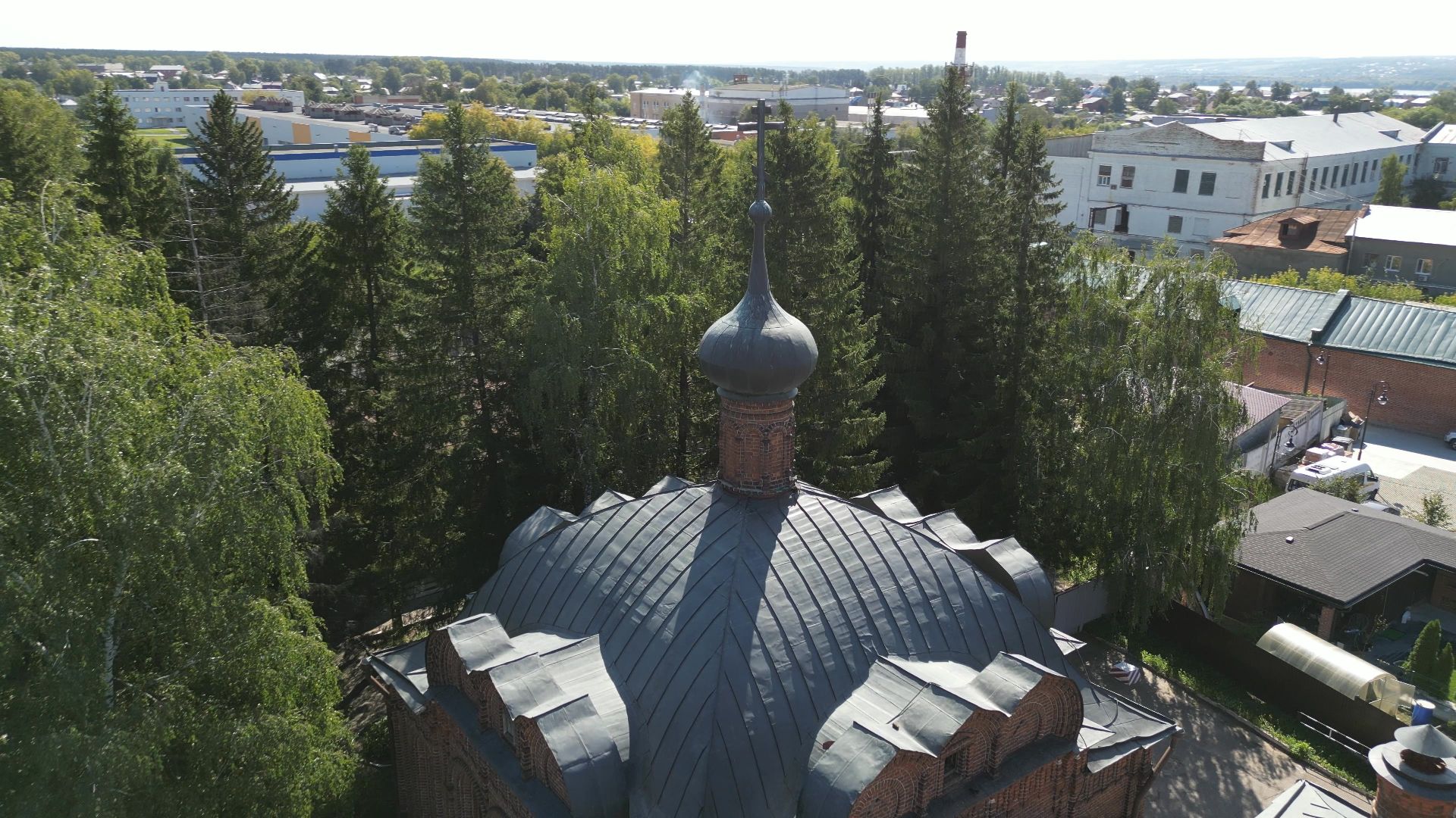 видео с коптера, серпухов, история, города, культура,