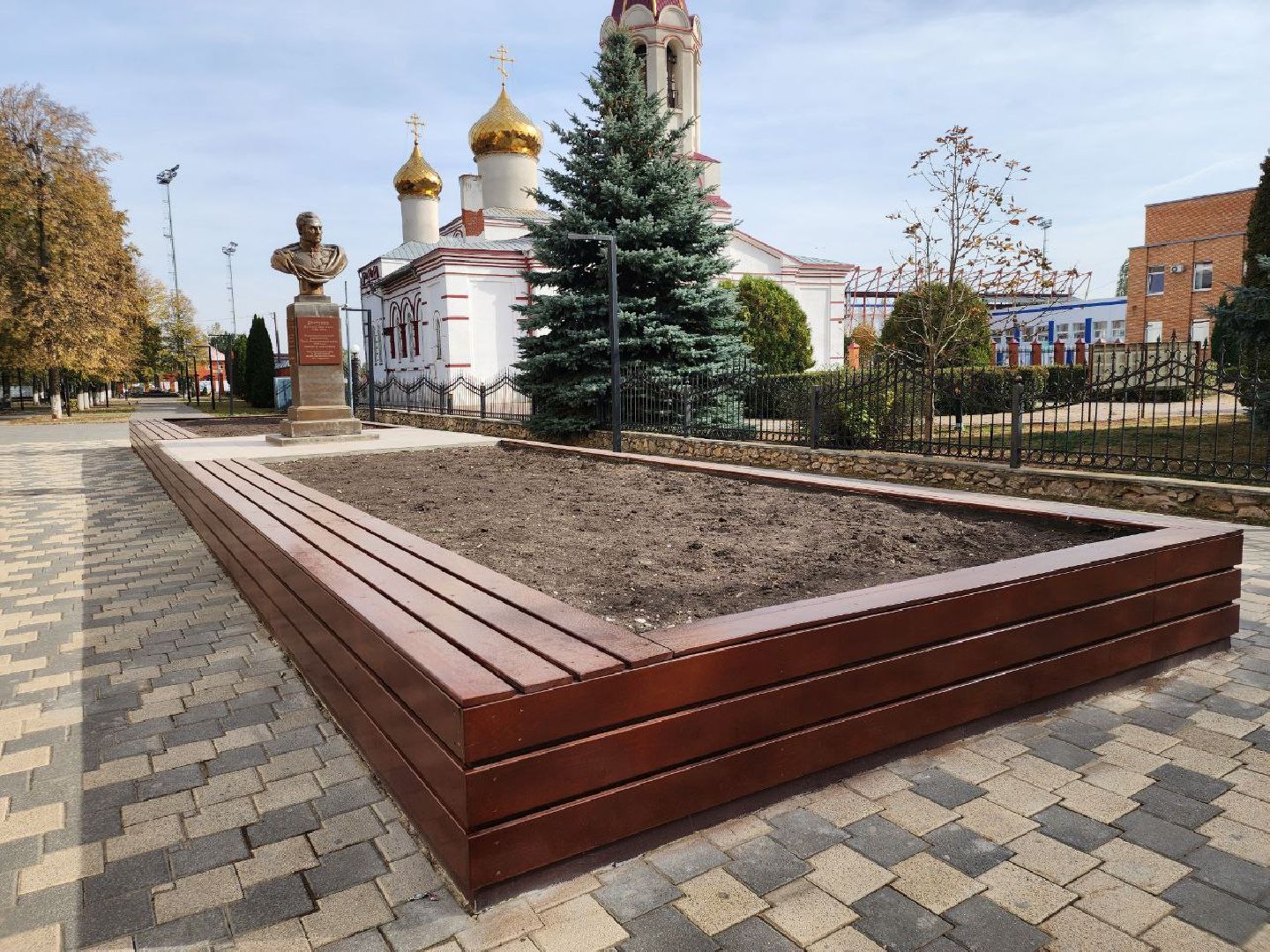 Серебряные Пруды, благоустройство, площадь Дохтурова,